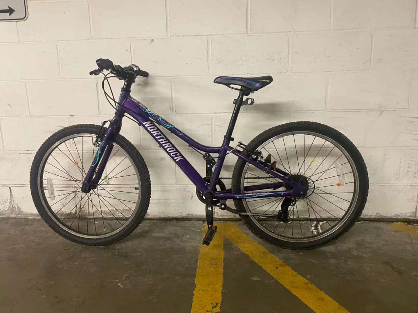 Northrock purple mountain bike