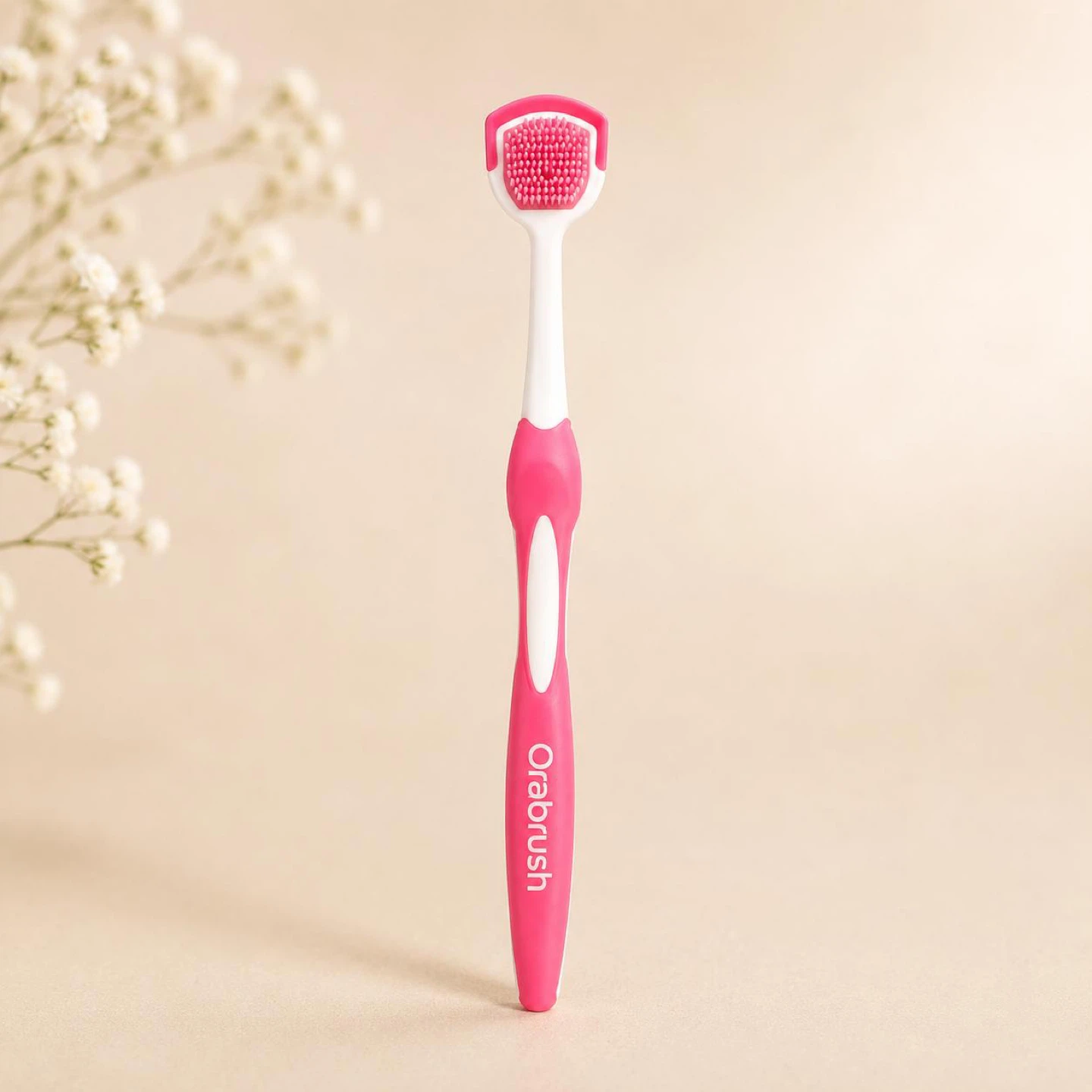 Orabrush Tongue Cleaner – Fresh Breath Tongue Scraper