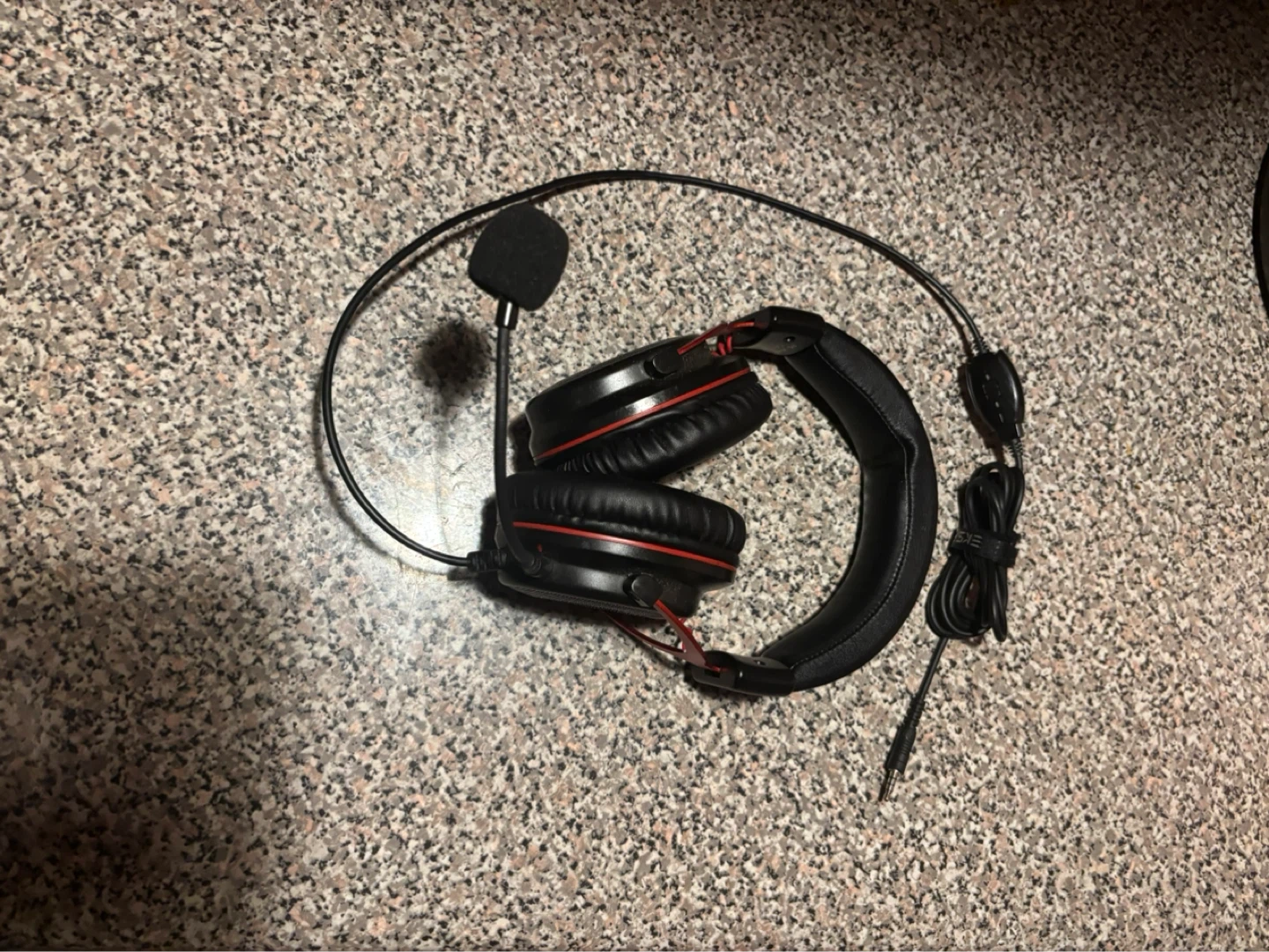 Red and Black Gaming Headset with Microphone - photo 3