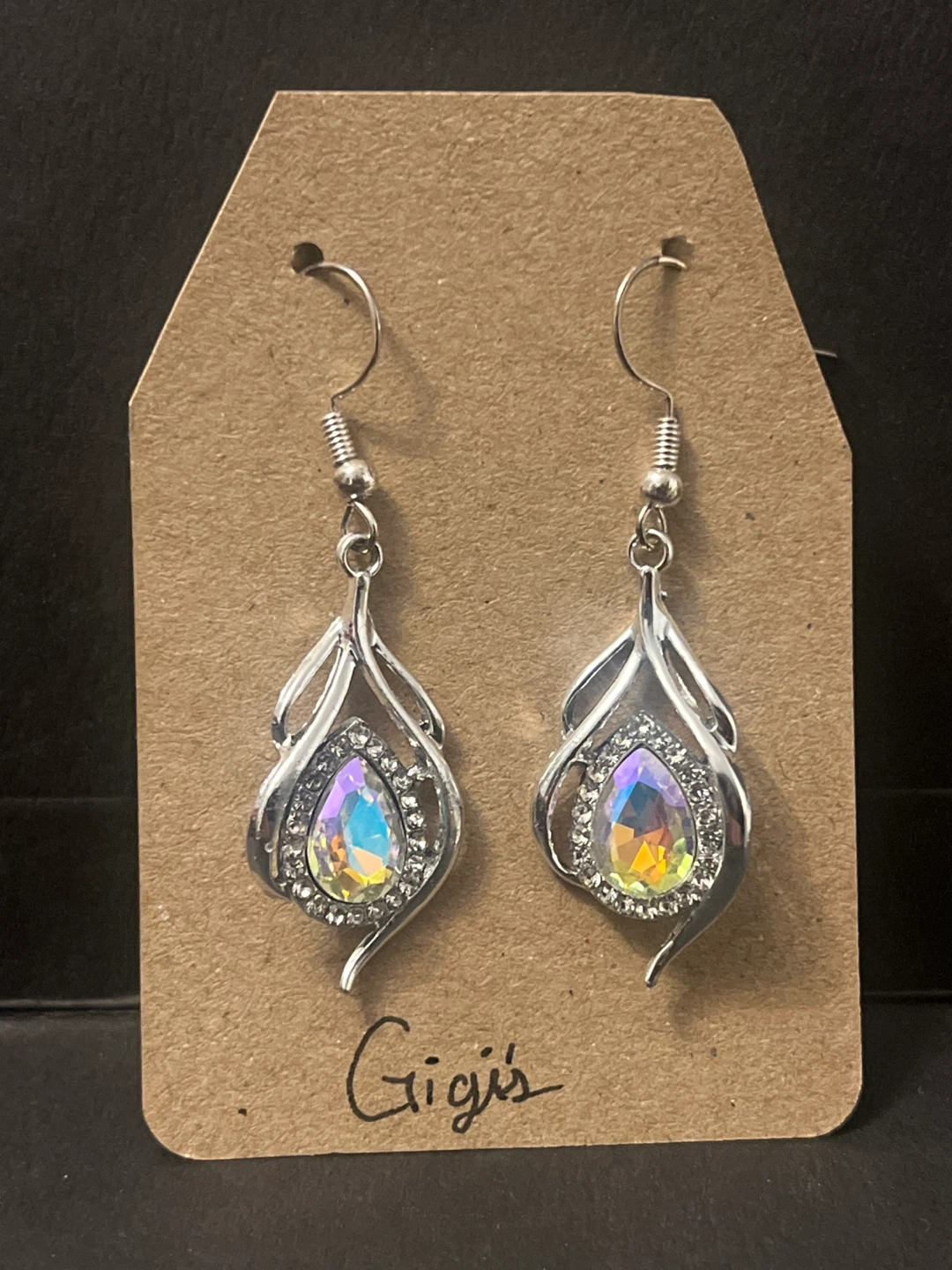 Gigi's Dangle Earrings with Crystal Drop - photo 2
