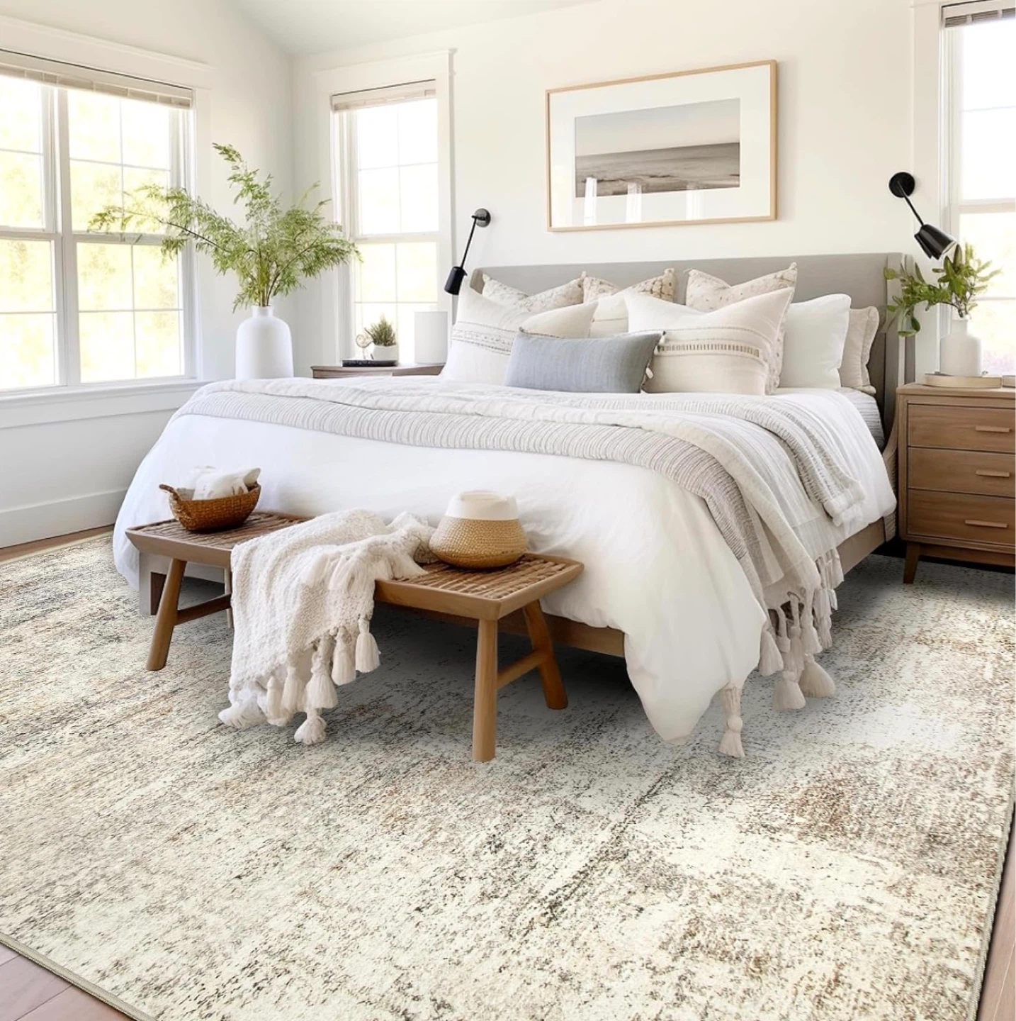 Abstract Washable Area Rug - photo 2