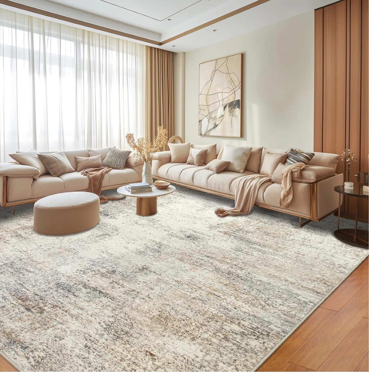 Abstract Washable Area Rug - photo 3
