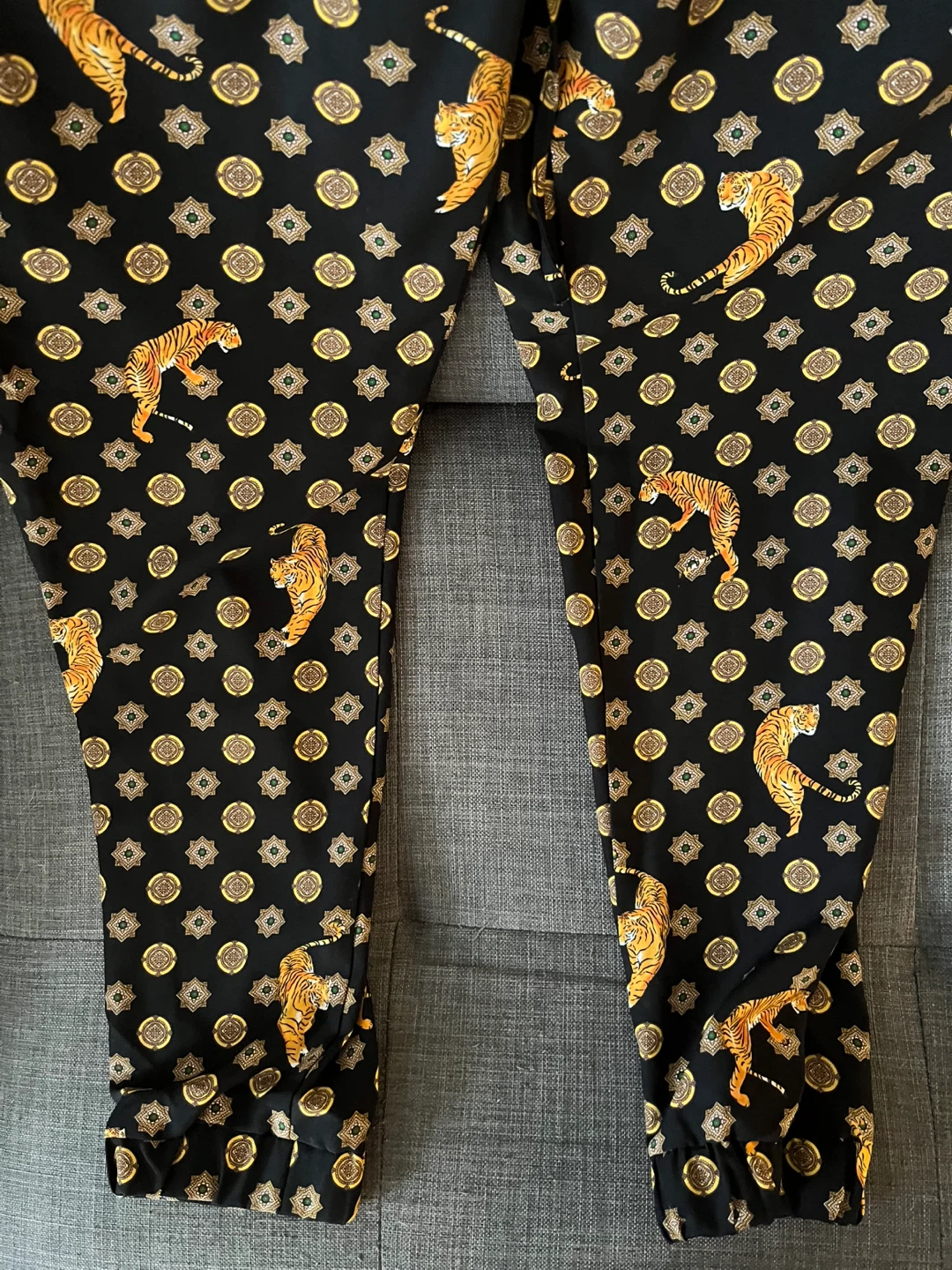 Patterned Tiger Print Trousers - photo 3