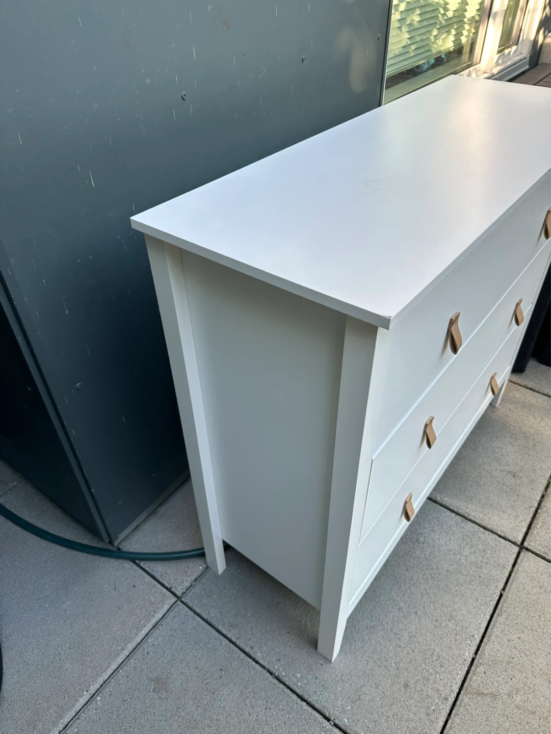 White 3 drawers Dresser *Free delivery - photo 4