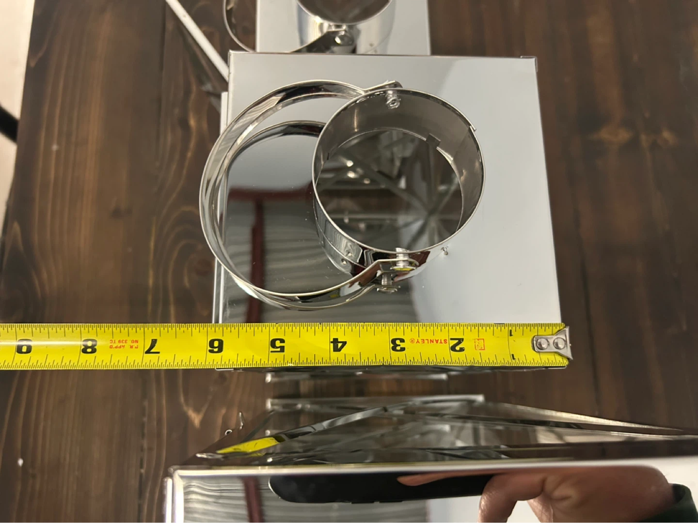 Set of 3 Chrome Lanterns - photo 5
