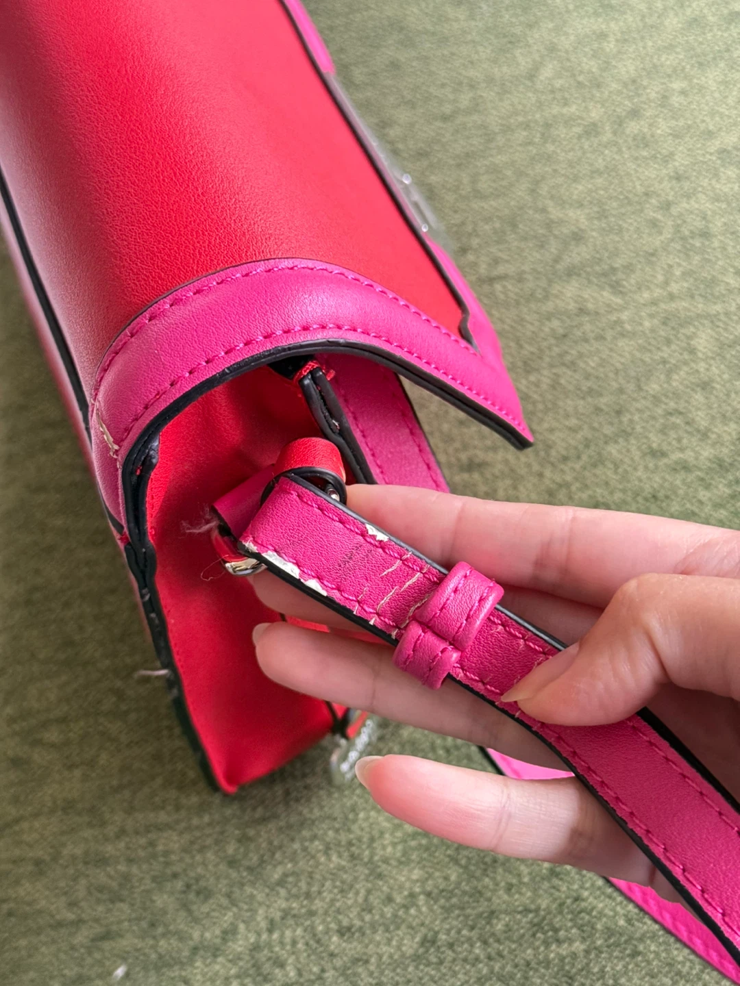 L. Credi Munich Red Bag - photo 5