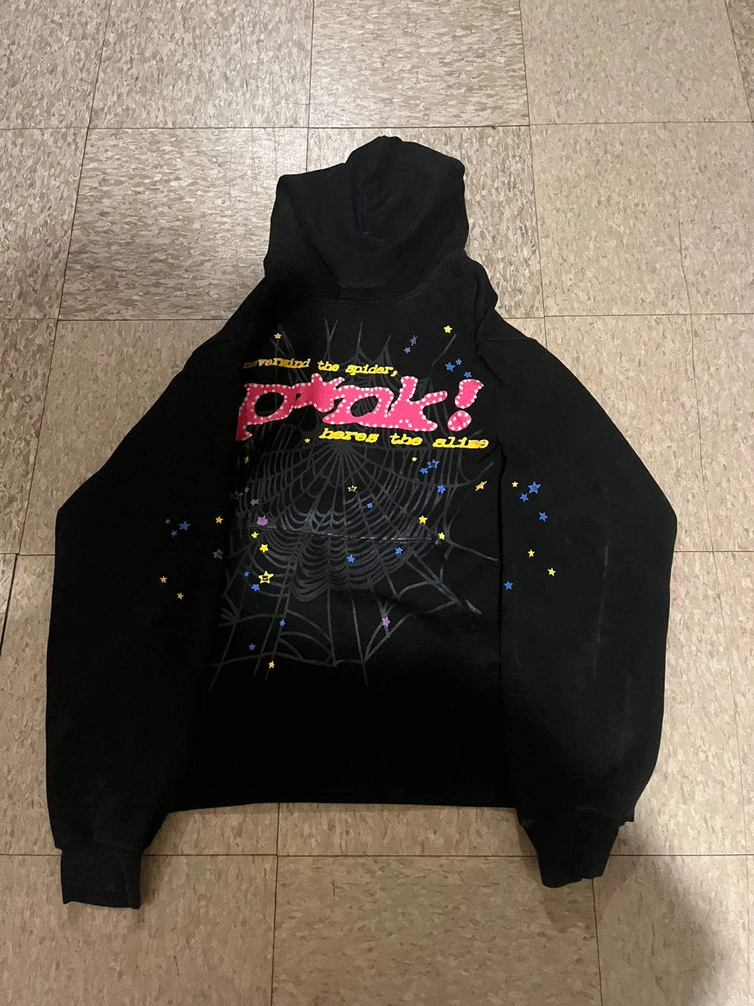 Spider Worldwide "Pink!" Hoodie AUTHENTIC