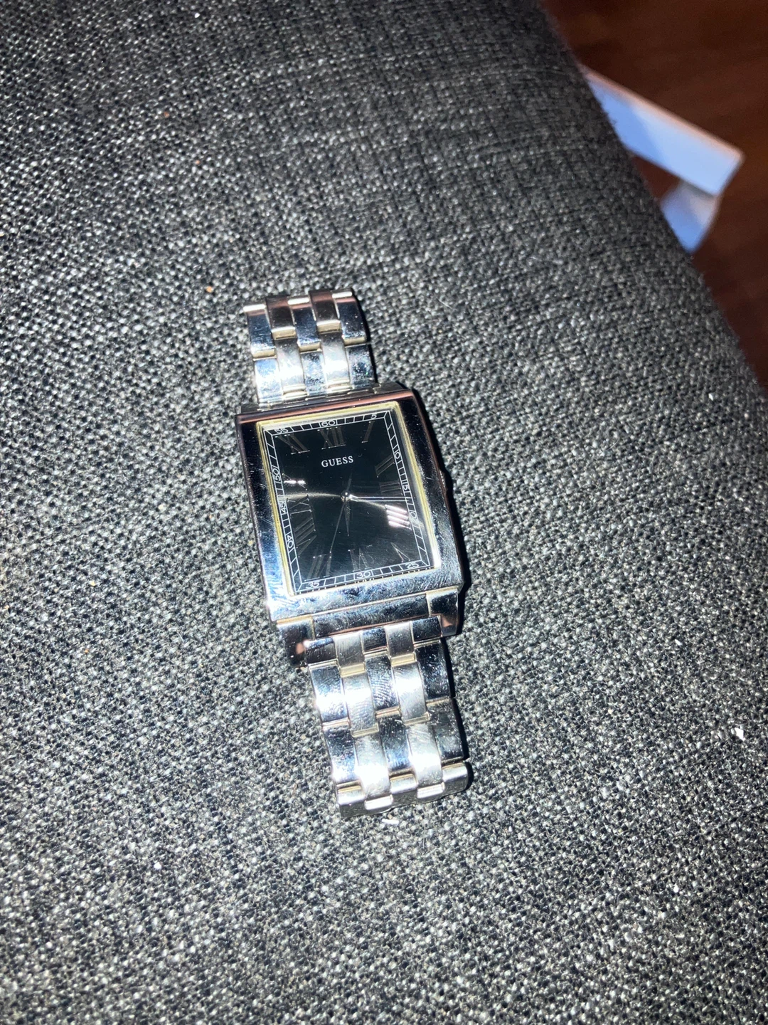guess watch silver tone stainless steel - photo 3