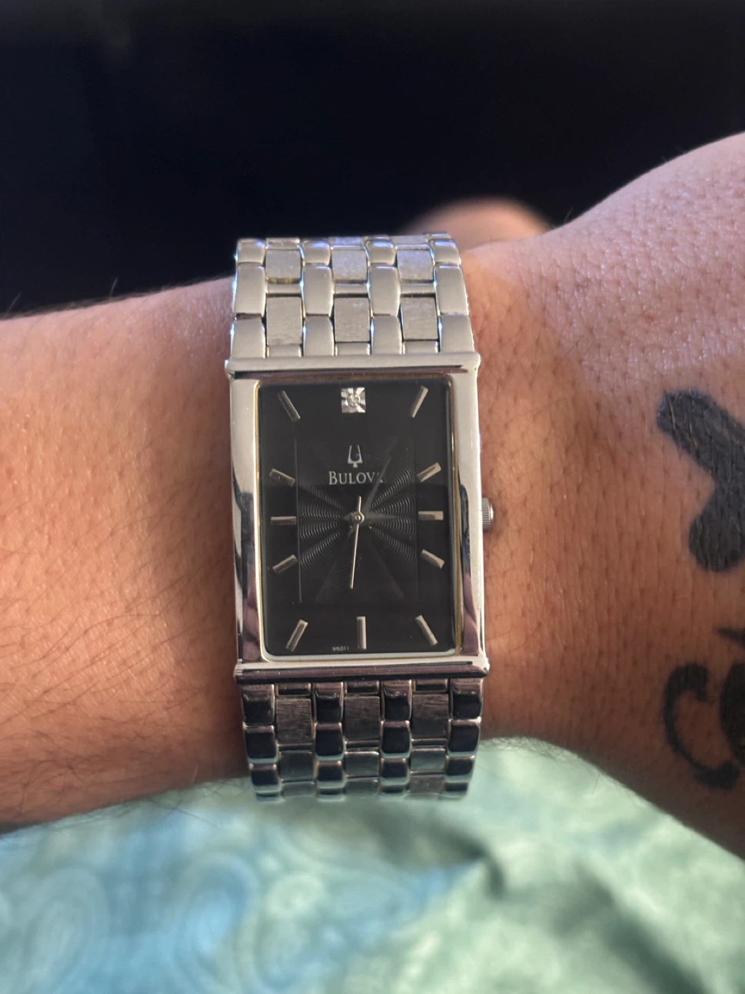 Bulova Men's Rectangular Watch - photo 2