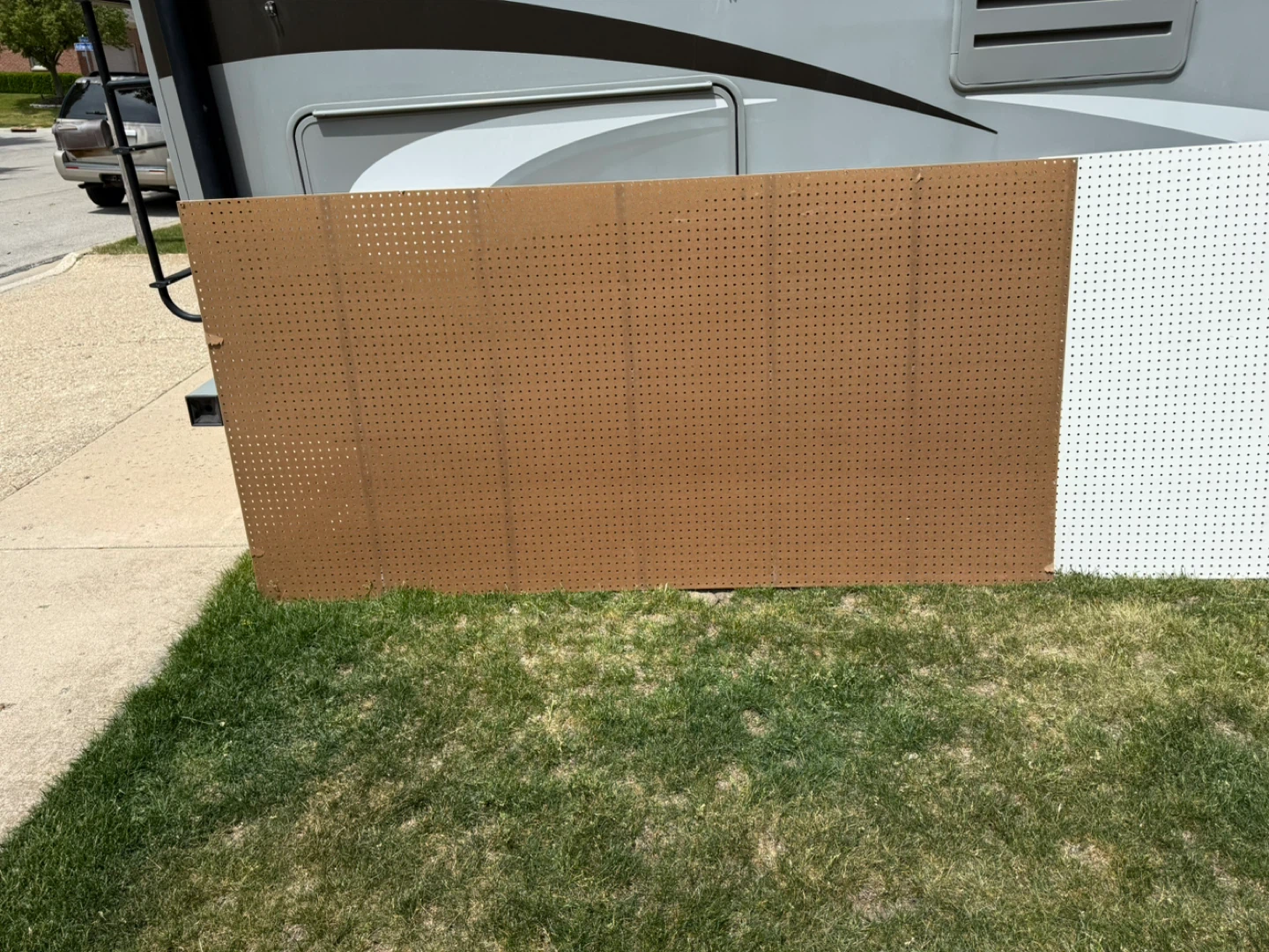 Pegboard Organizer Panels (White & Brown) - photo 2