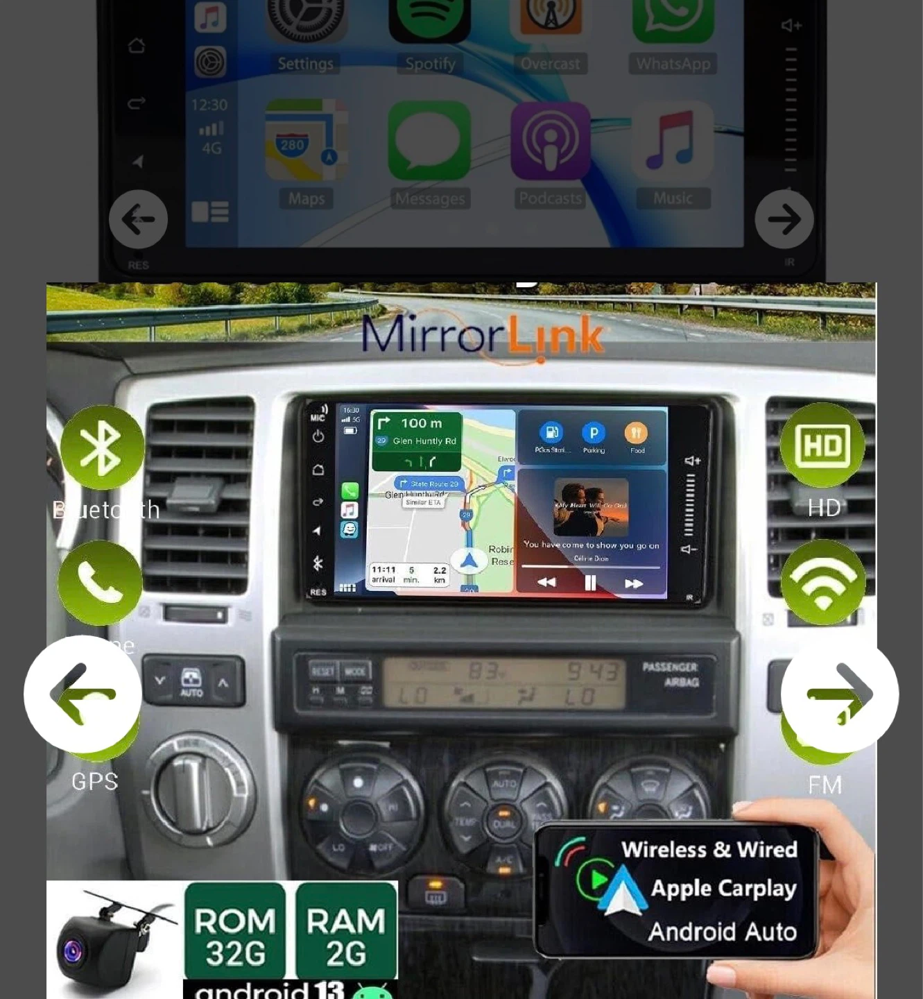 NEW-Touchscreen Car Stereo Radio - photo 3