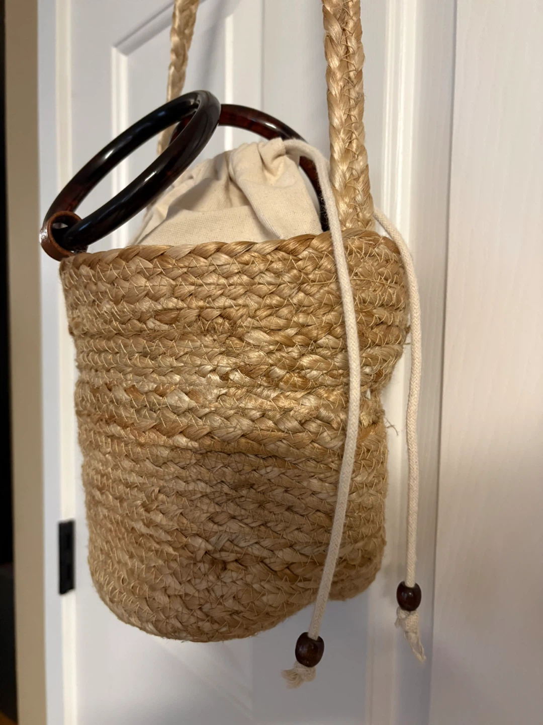 Aritzia Main Character Straw Bucket Bag - photo 5