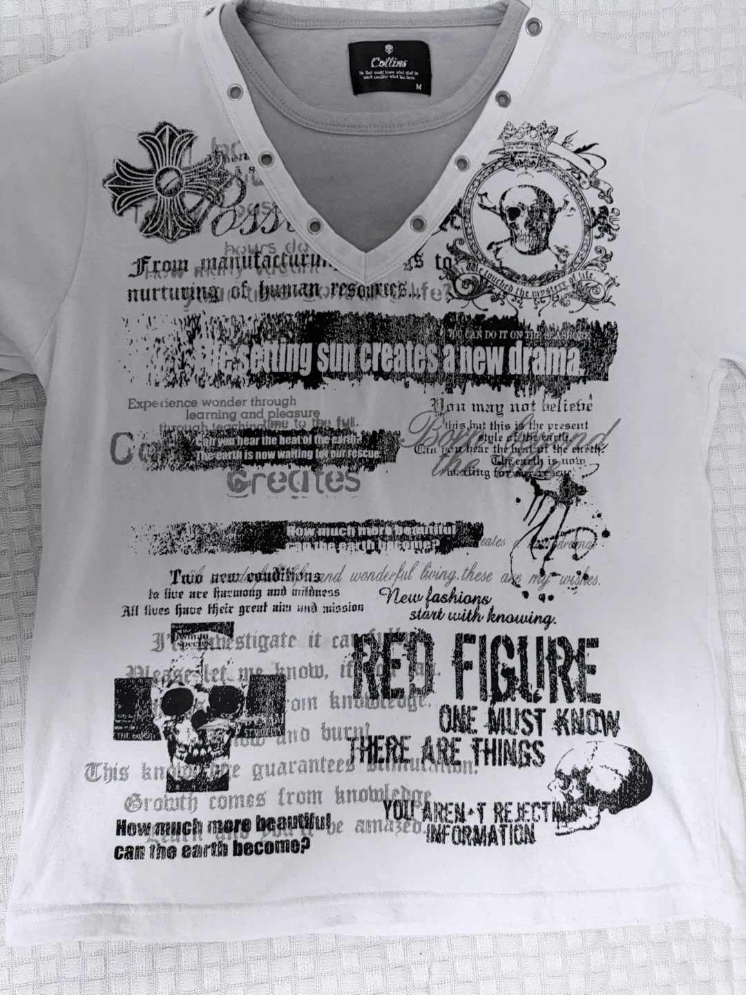 Chrome White Graphic T-Shirt - photo 3