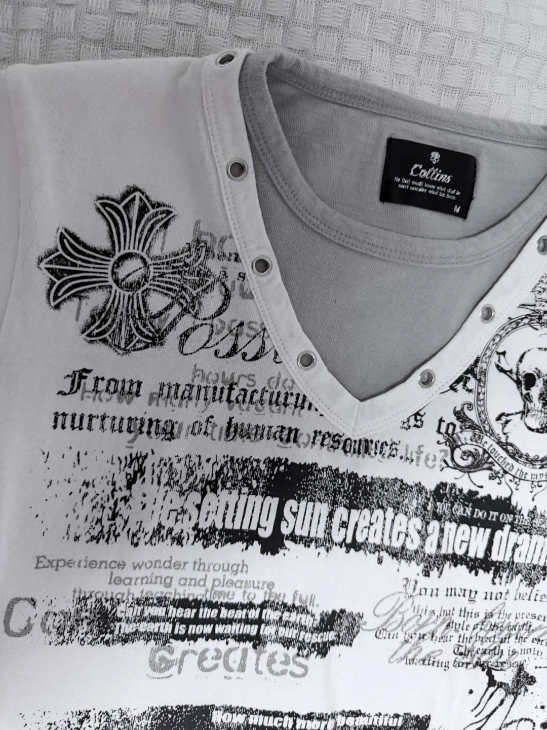 Chrome White Graphic T-Shirt - photo 2
