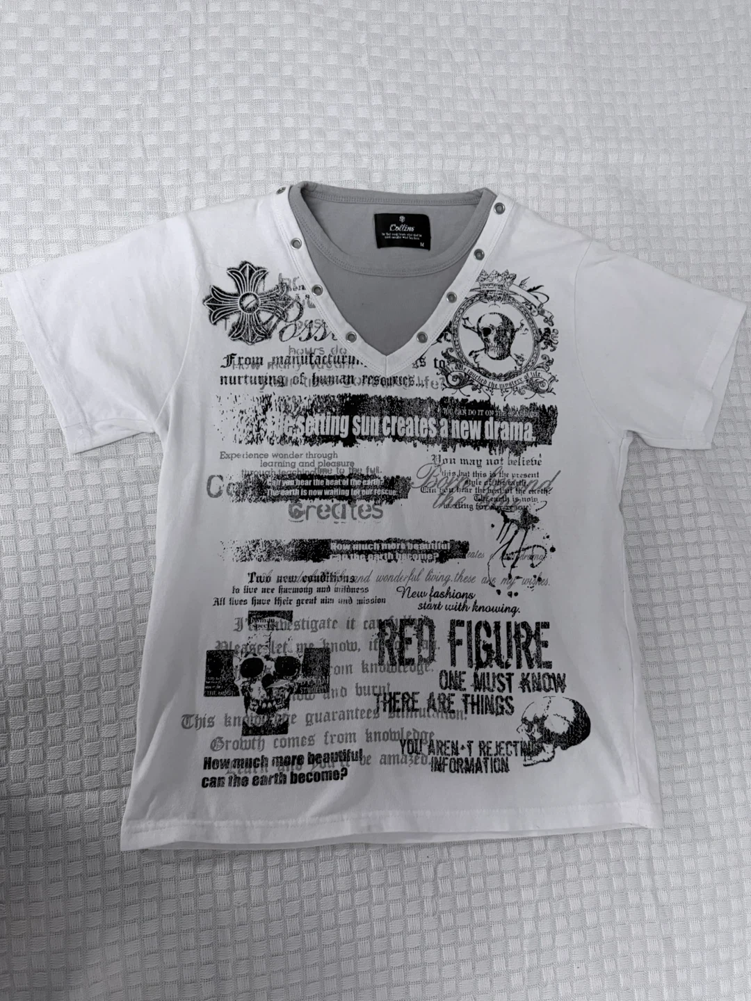 Chrome White Graphic T-Shirt - photo 4