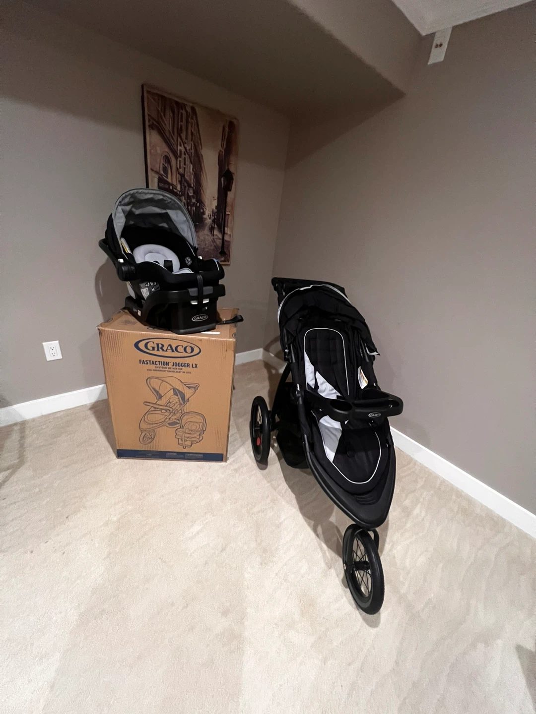 Graco Jogging Stroller and Car Seat Travel System