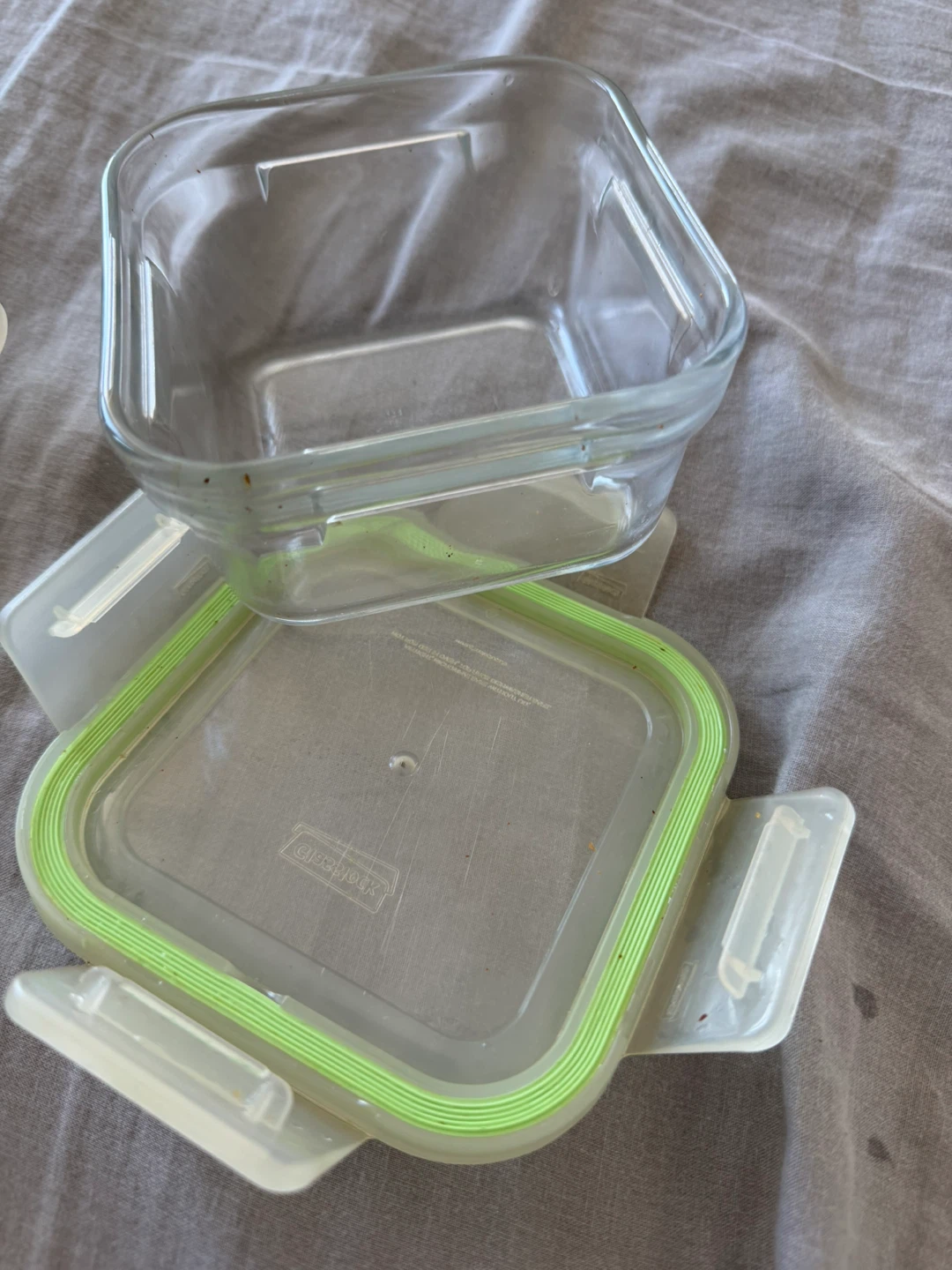 2 Glass Food Storage Containers with Lids - photo 2