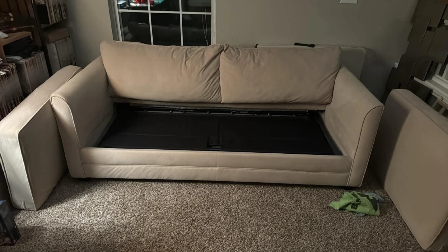 Sleeper Sofa - Tan - photo 2