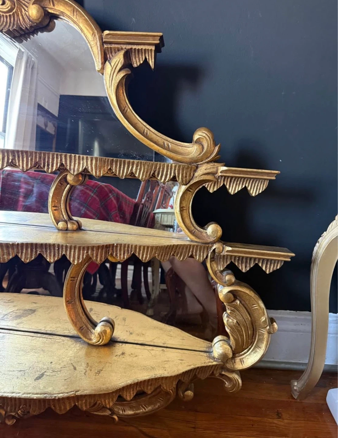 Vintage Mirrored Shelves - photo 2