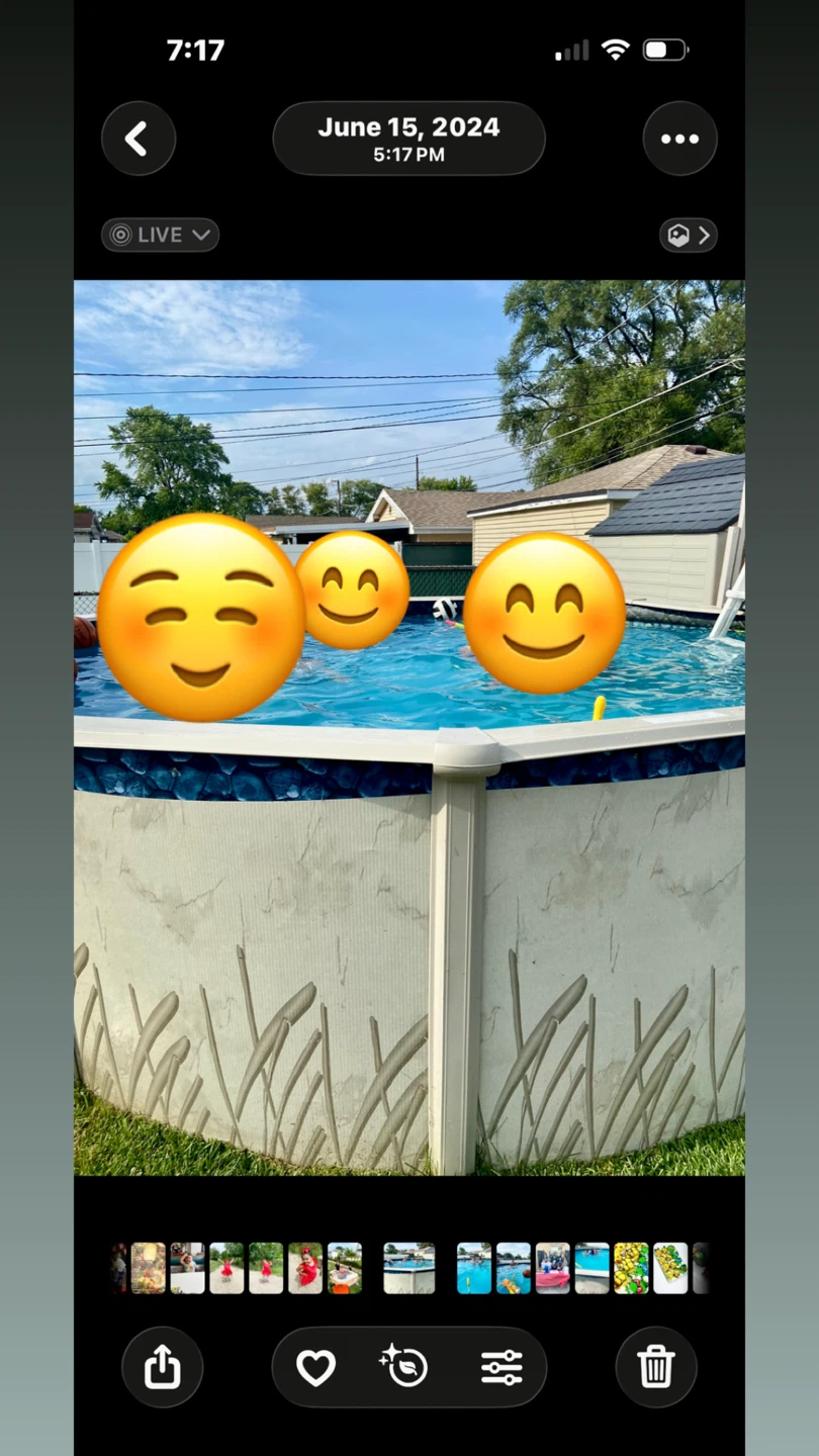 15ft Above Ground Pool with Ladder