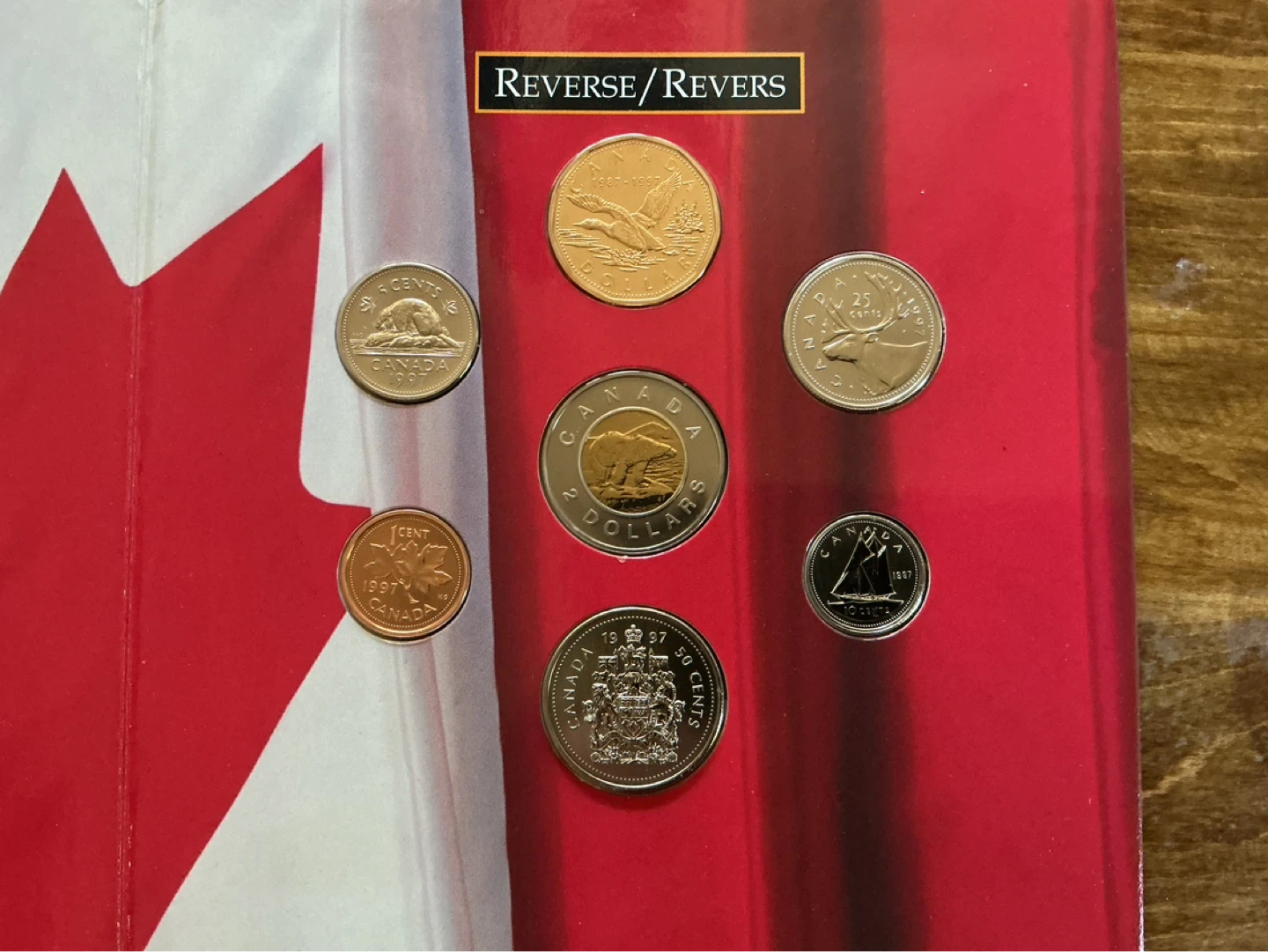 1997 OH CANADA Uncirculated Special 10th Anniversary Coins - photo 4