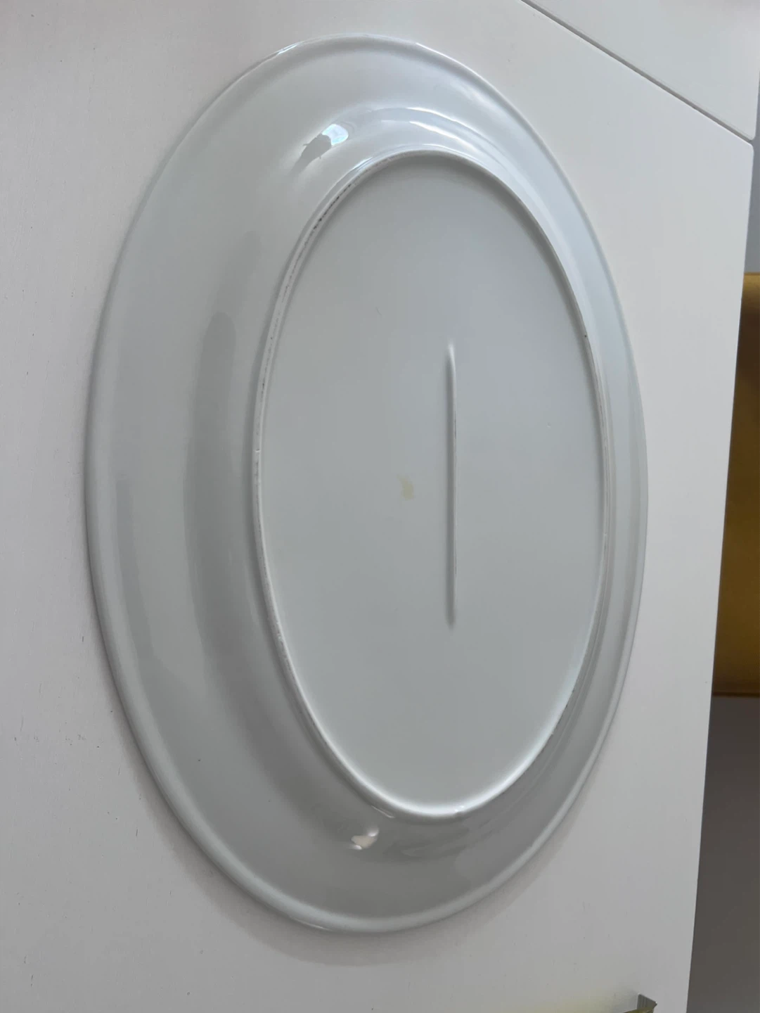 White Oval Platter Plate - 15 Inch - photo 4