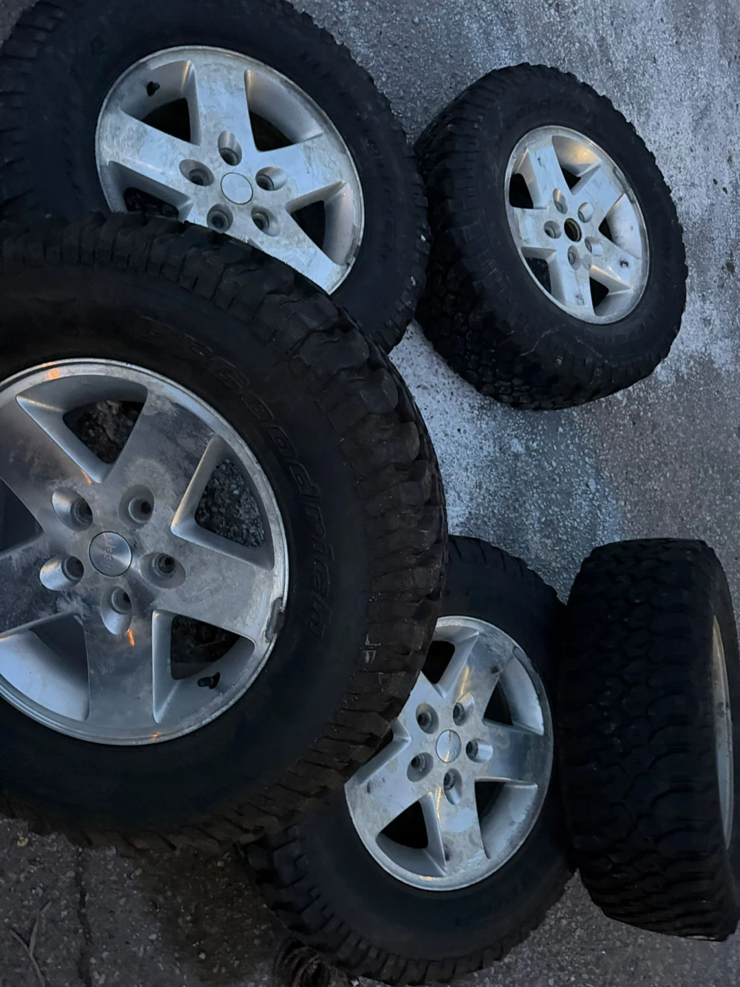 Jeep Wheels and Tires Set of 4
