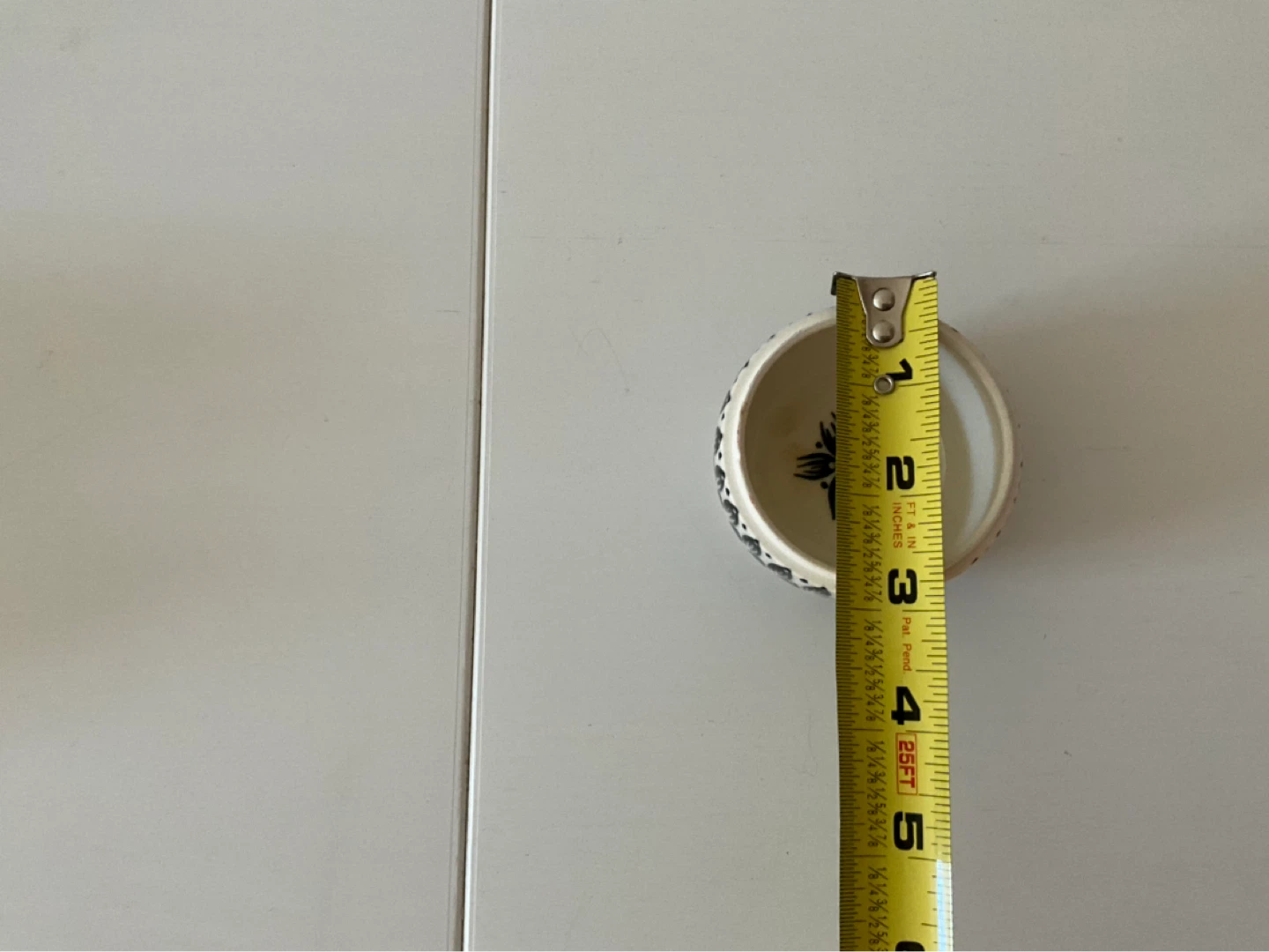 Small Ceramic Bowl Dish with Pattern / Trinket Dish - photo 2