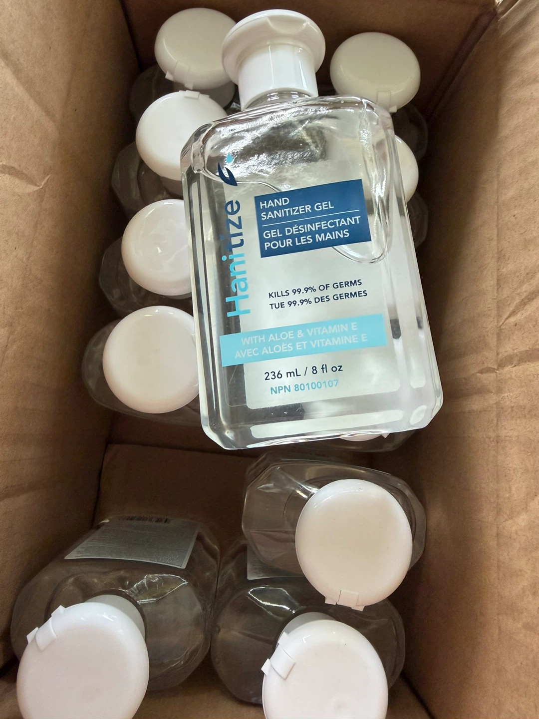 12 Hanitizer Hand Sanitizer Gel with Aloe & Vitamin E - 236 mL