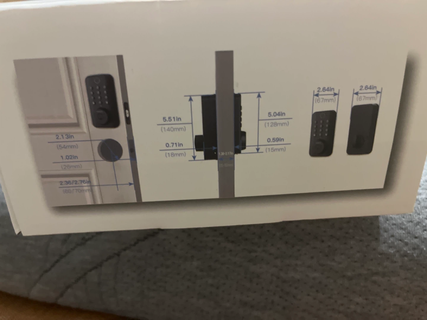 AIMNAPS DS07 Keypad Fingerprint Smart Lock - photo 4