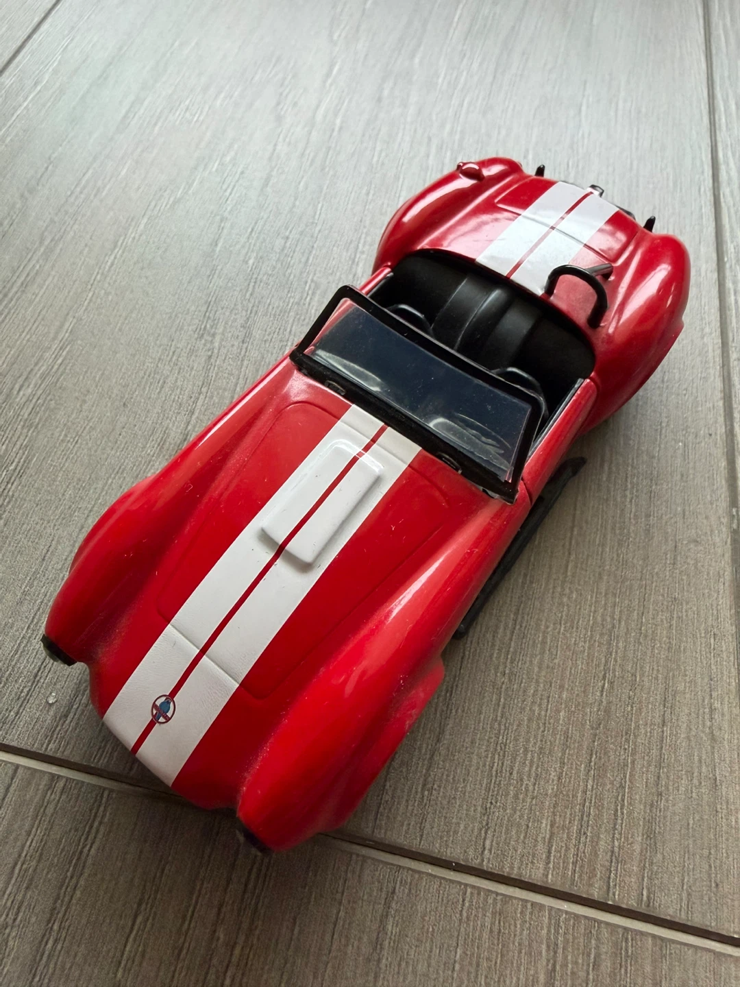 Red Cobra Toy Car with White Stripes - photo 2