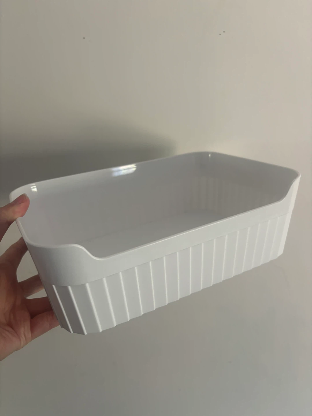 White storage basket