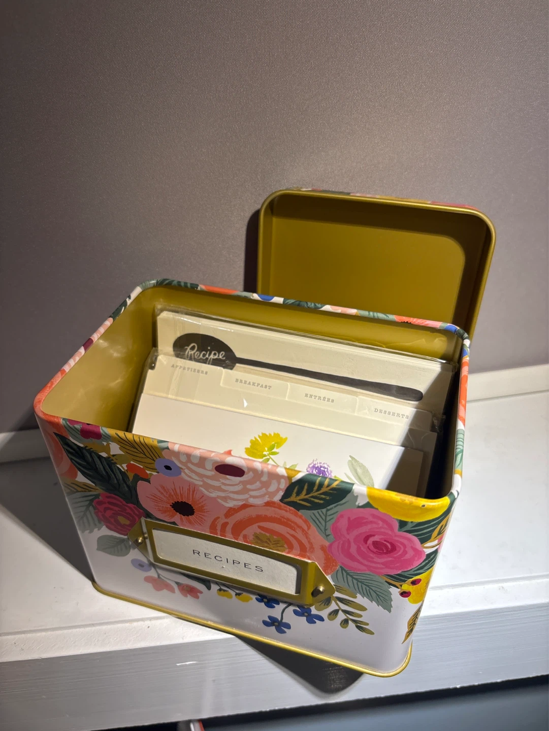 Rifle Paper Co. Recipe Box with Cards - photo 3