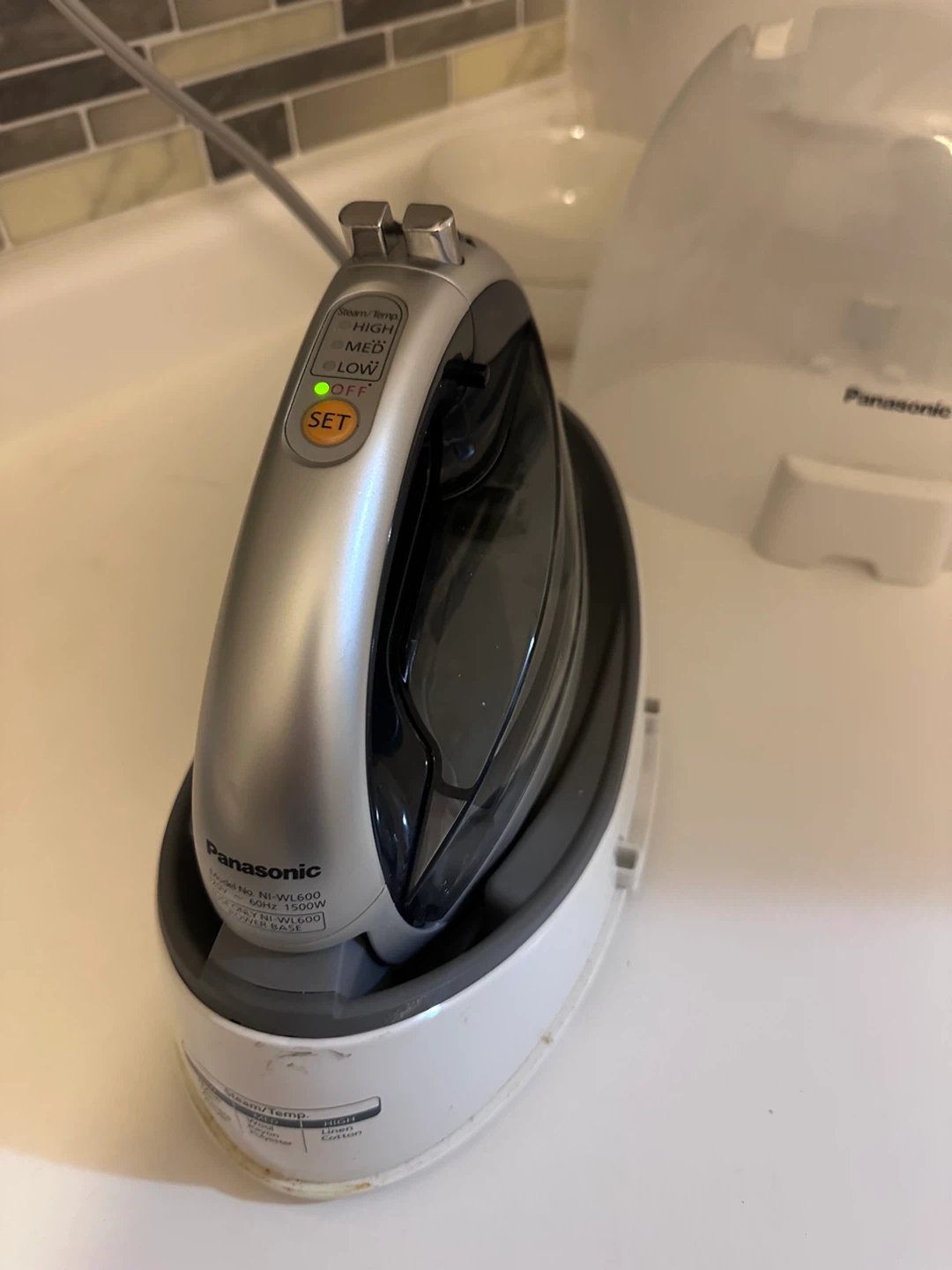 Panasonic Cordless Steam Iron NI-WL600