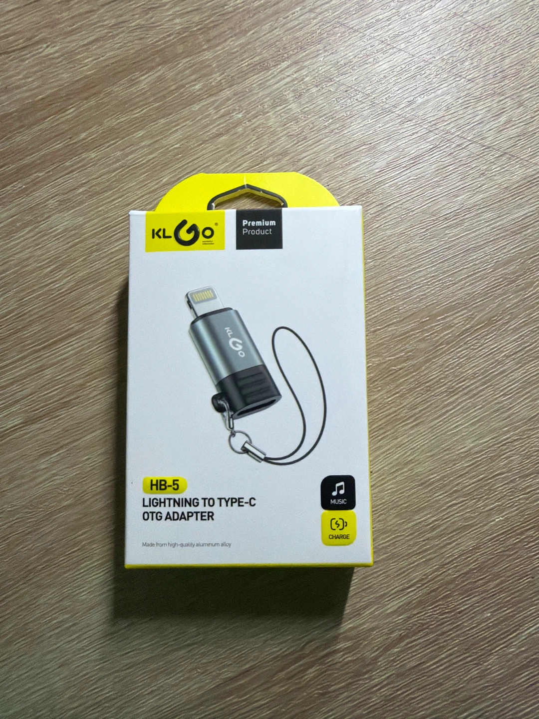 KL GO HB-5 Lightning to Type-C OTG Adapter