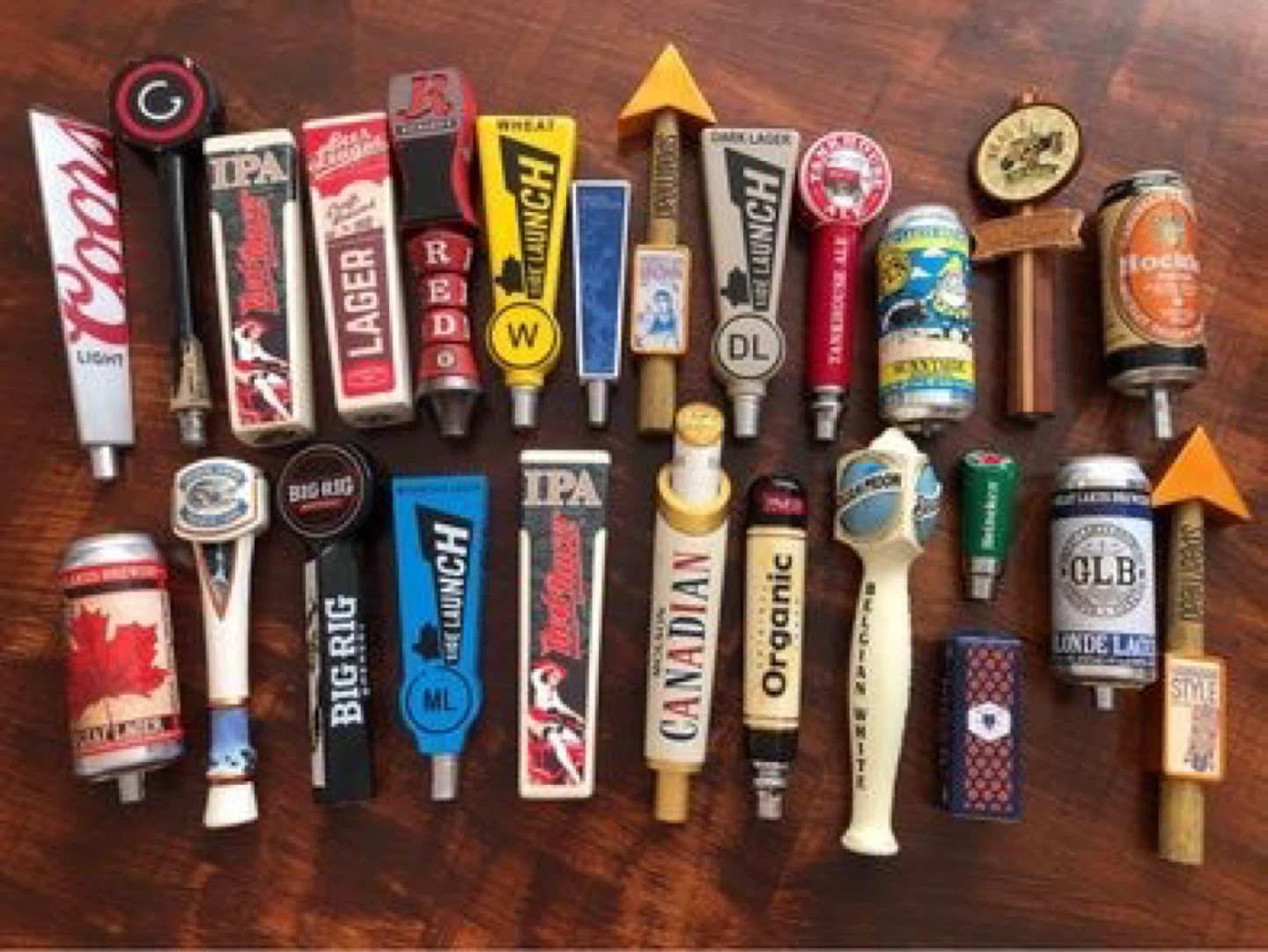 Collection of Beer Taps