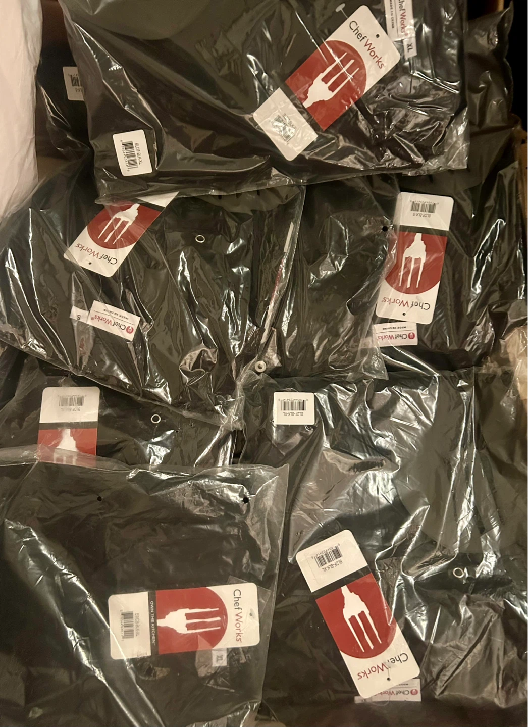 Chef Works Black Chef Coats (Unisex, S-XL) - photo 2