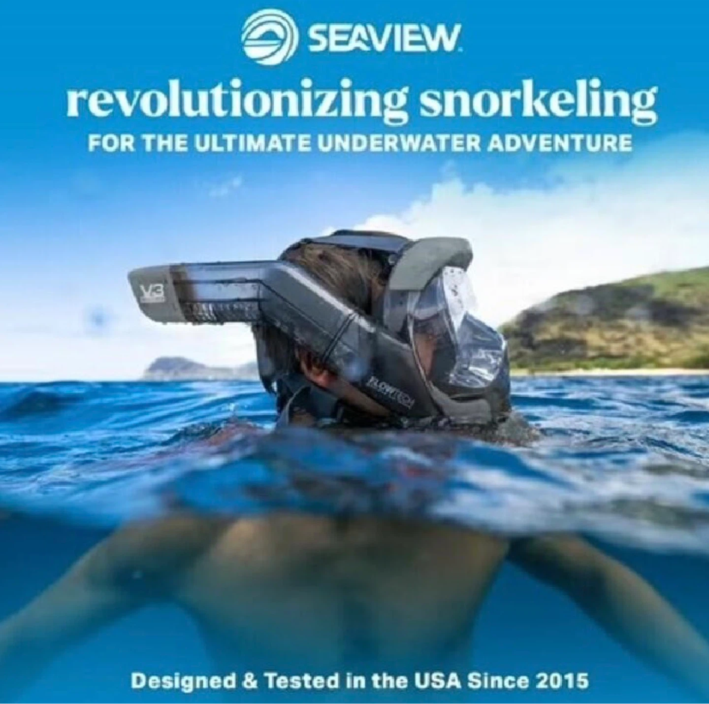 SEAVIEW V3 Flowtech Snorkel Mask