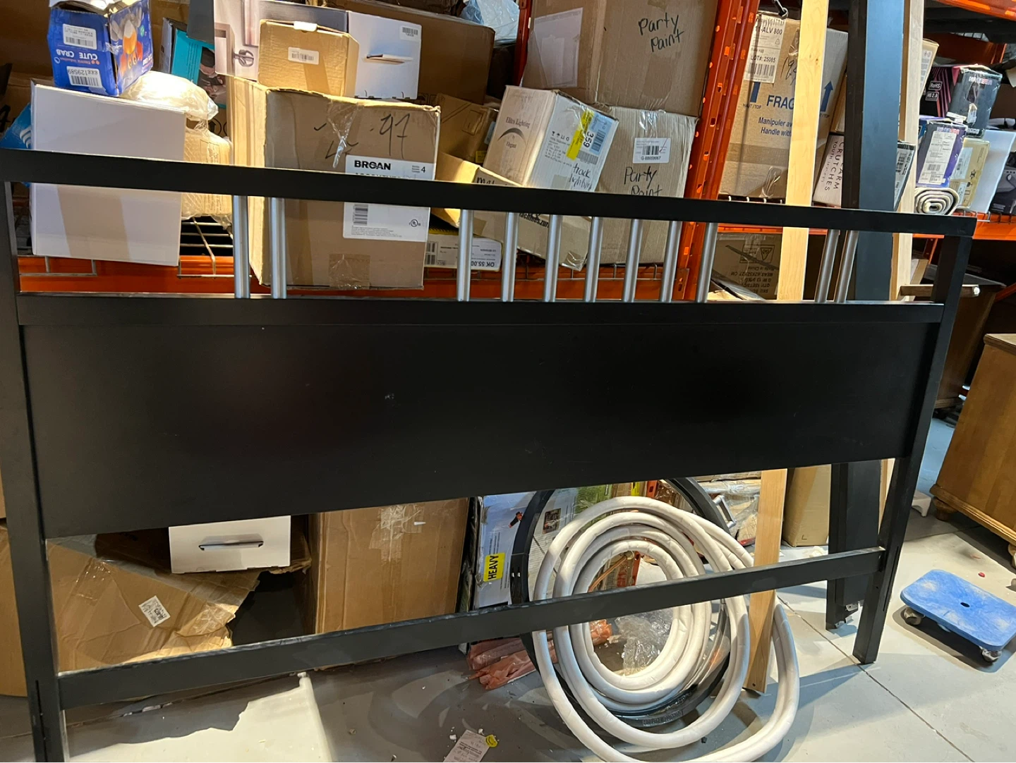 Black king Bed Frame & night tables