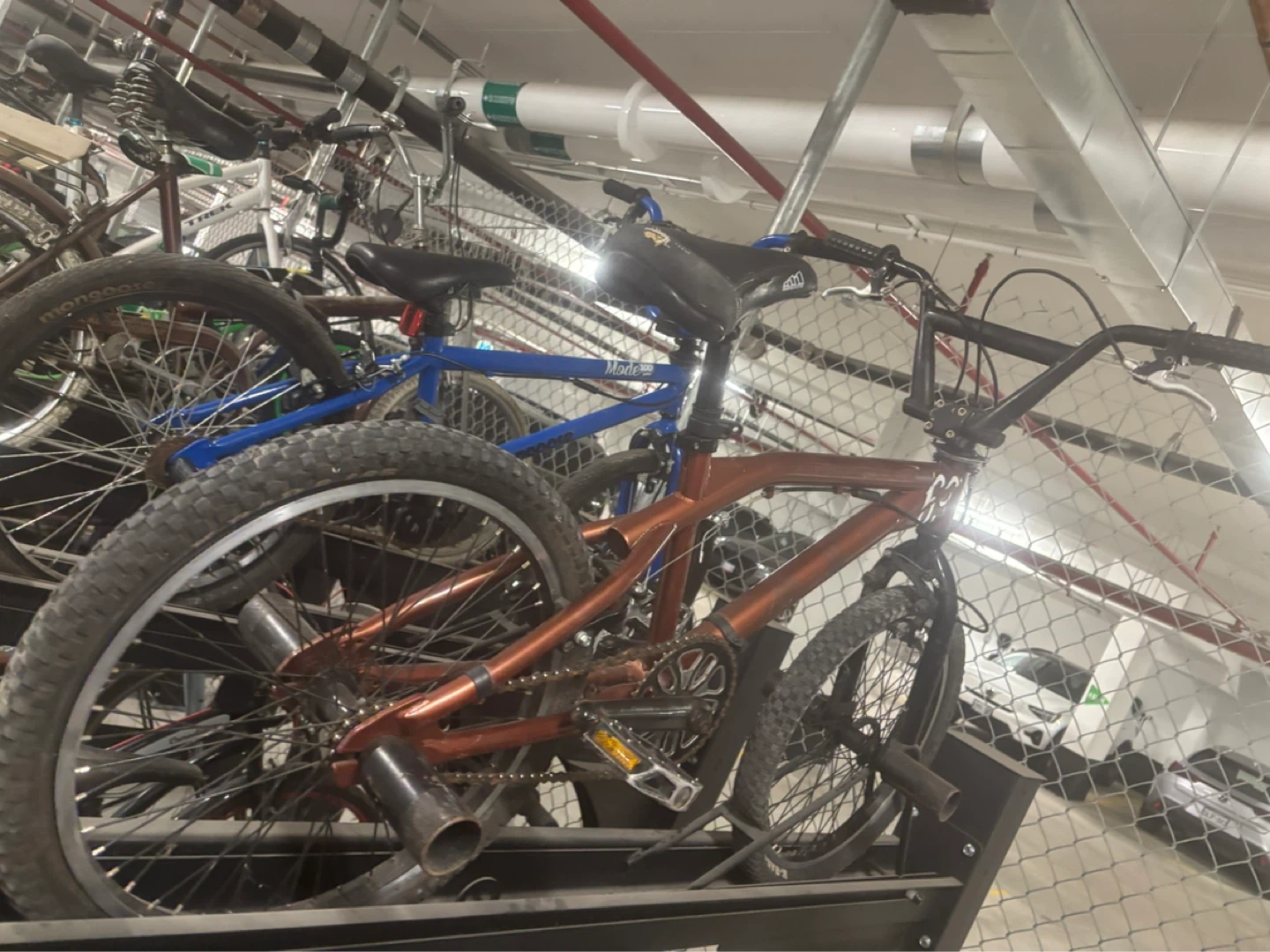 Orange BMX Bike