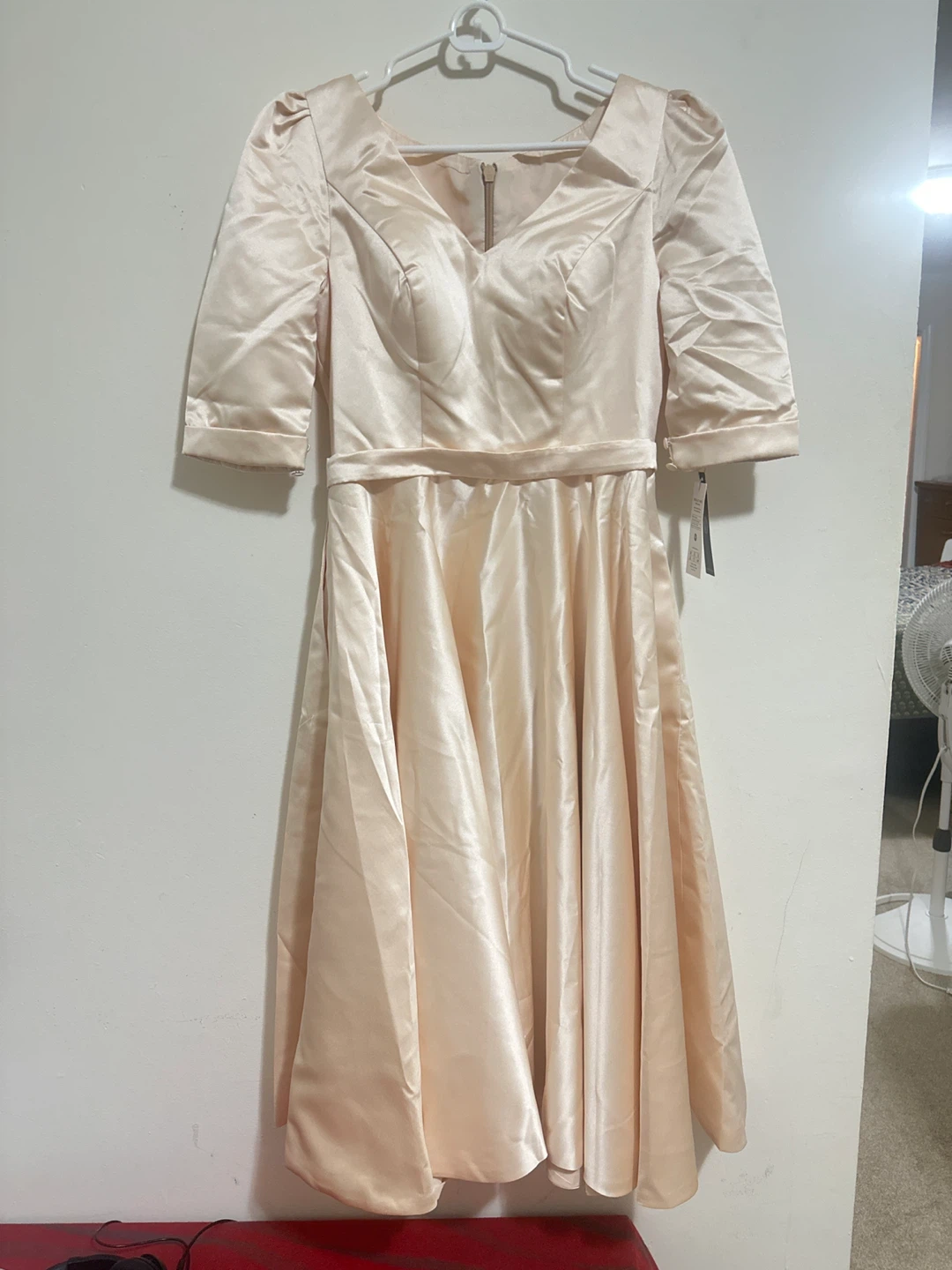 AO YAN Women's Formal Dress - Satin Midi - photo 5