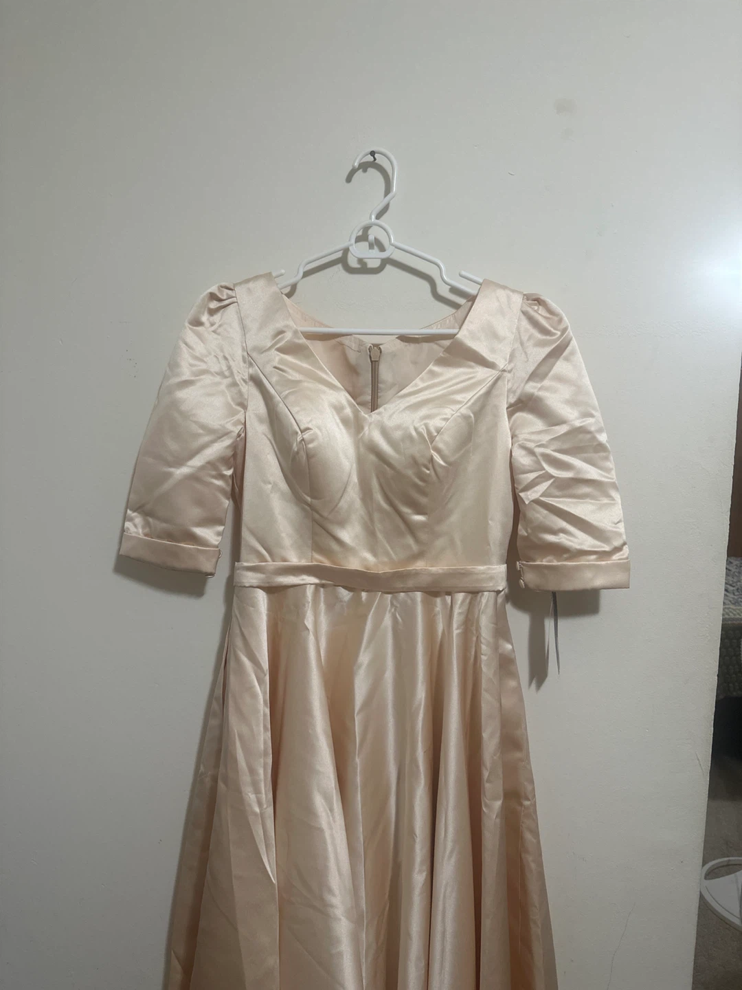 AO YAN Women's Formal Dress - Satin Midi - photo 2
