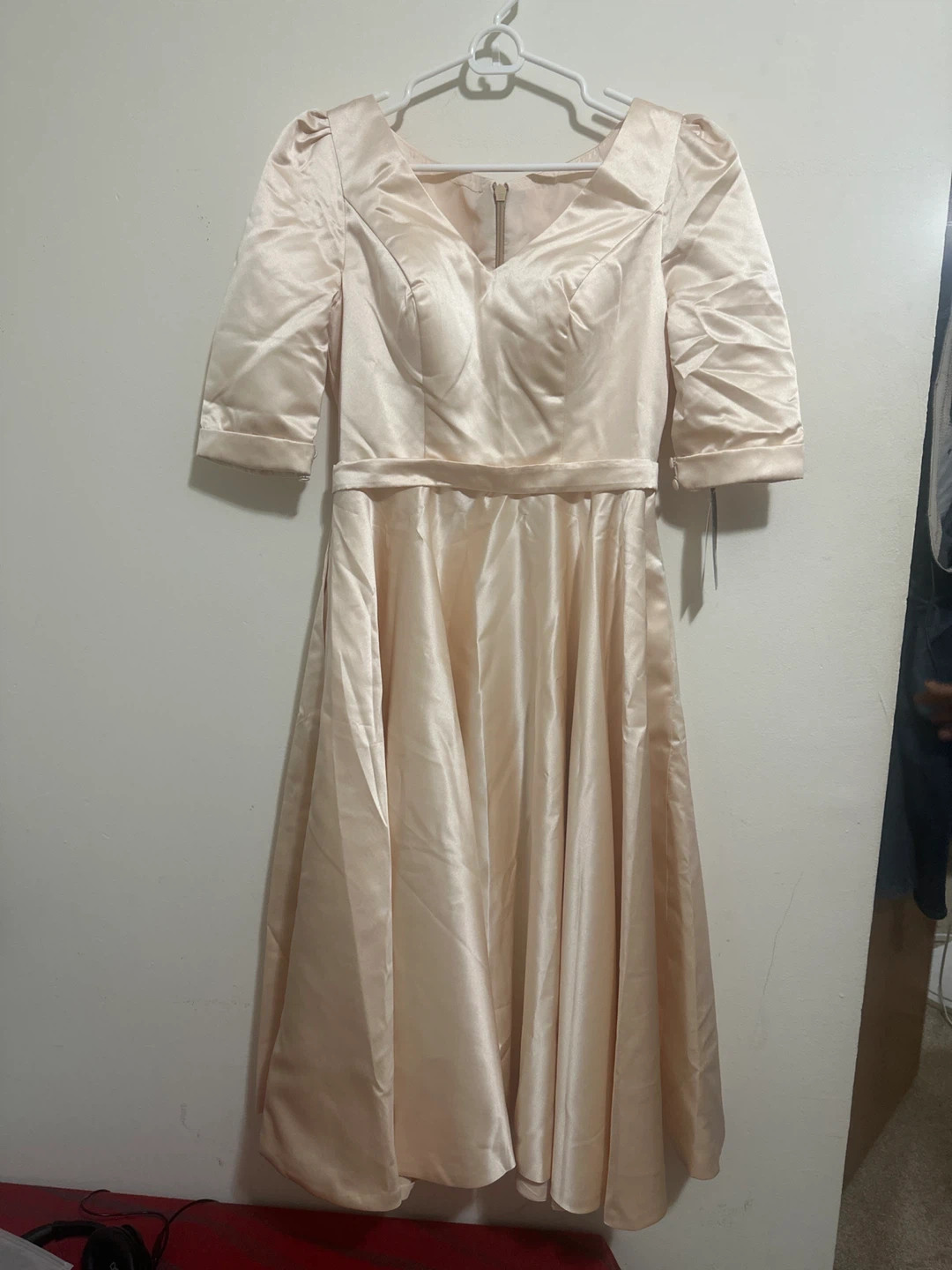 AO YAN Women's Formal Dress - Satin Midi