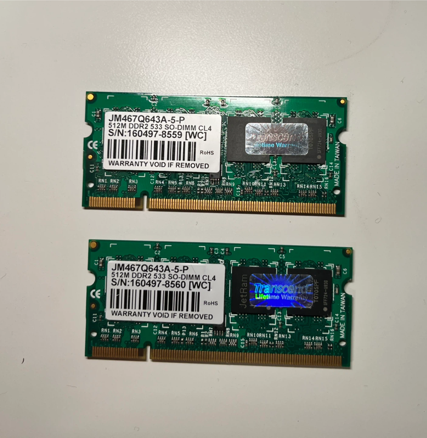 JetRam 512MB DDR2 533 SO-DIMM CL4 Laptop RAM - photo 3