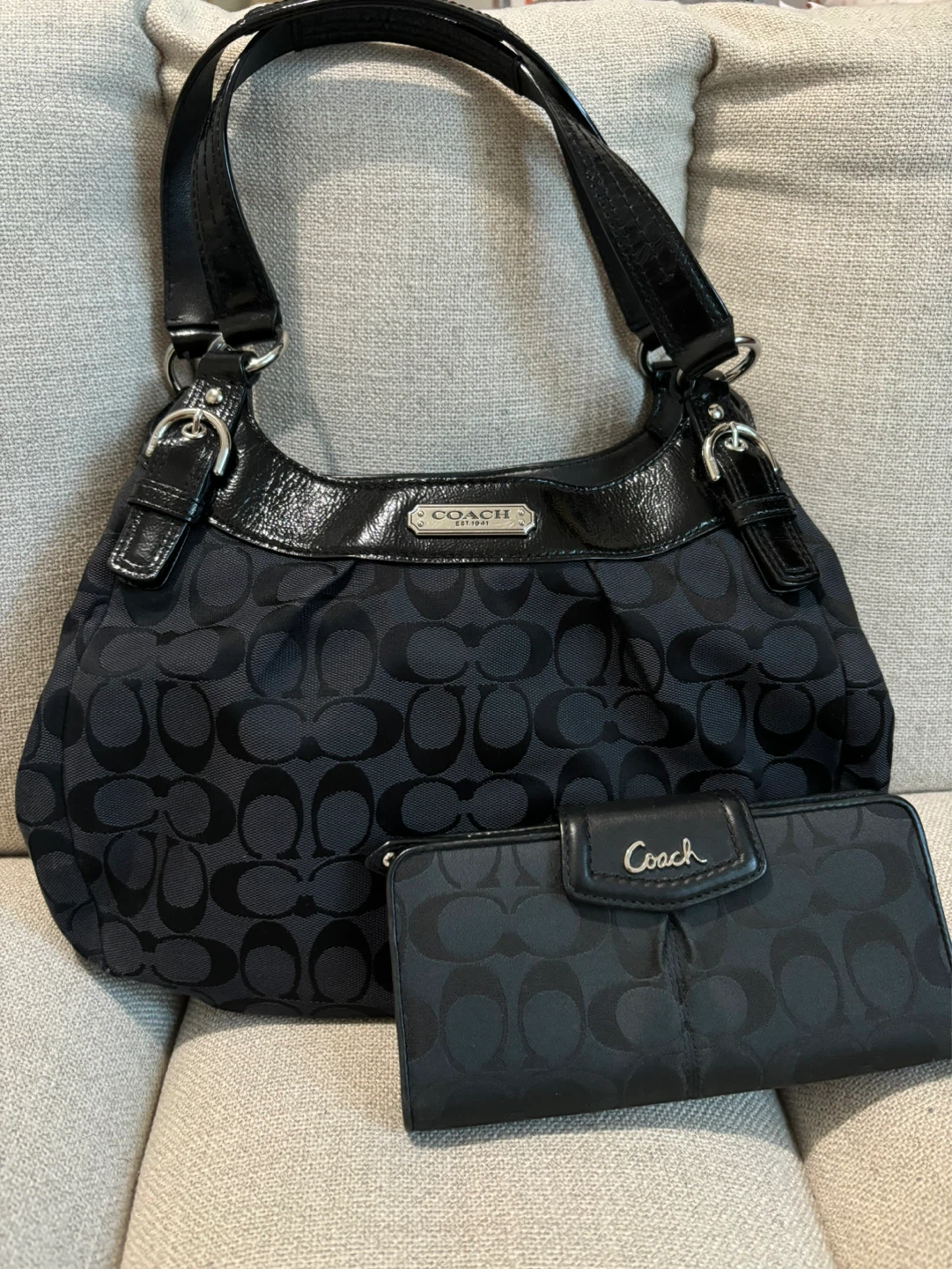 Coach bag & wallet set