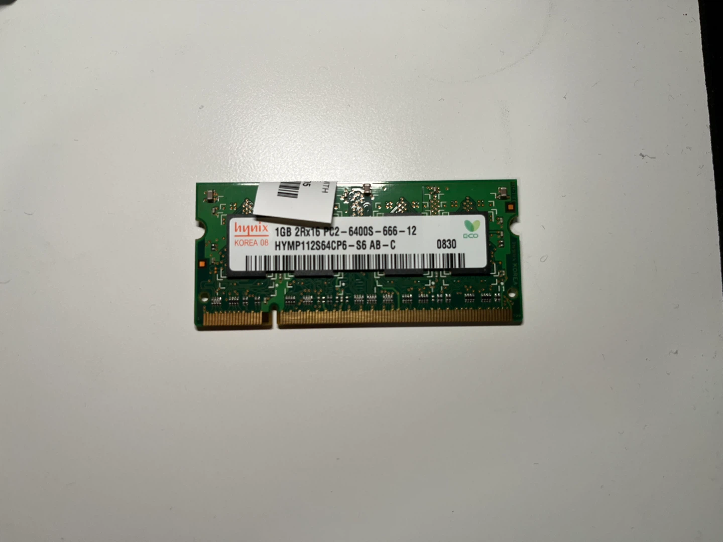 Hynix 1GB PC2-6400S Laptop RAM Module