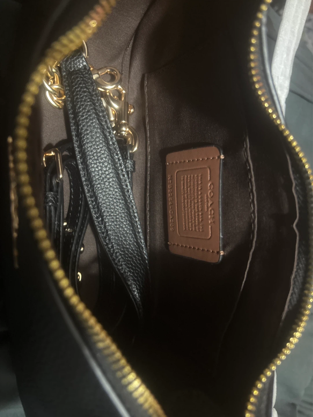 Coach Black Leather Shoulder Bag - photo 2