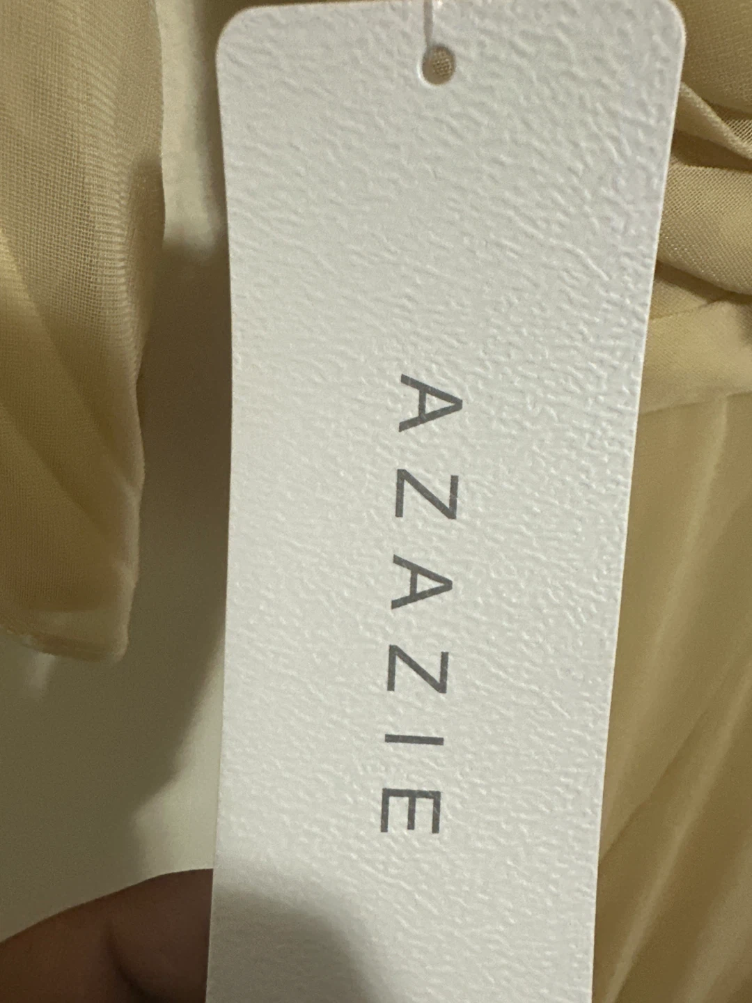 Azazie Champagne Maxi Dress Size 10 - photo 5