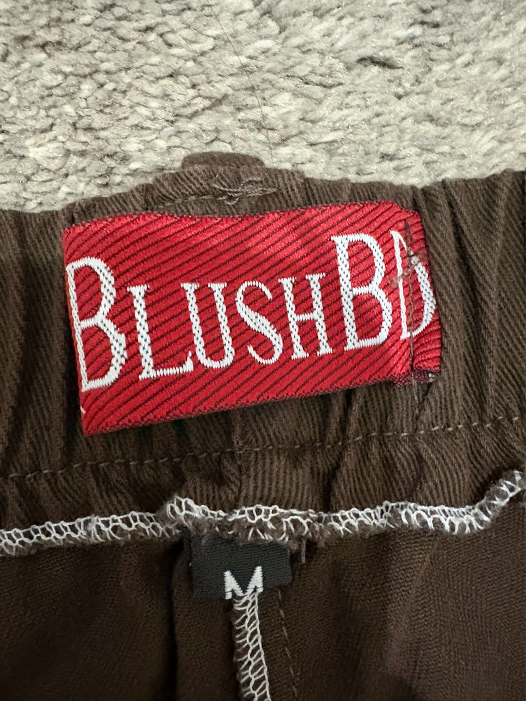 BlushBD Brown Wide Leg Pants
