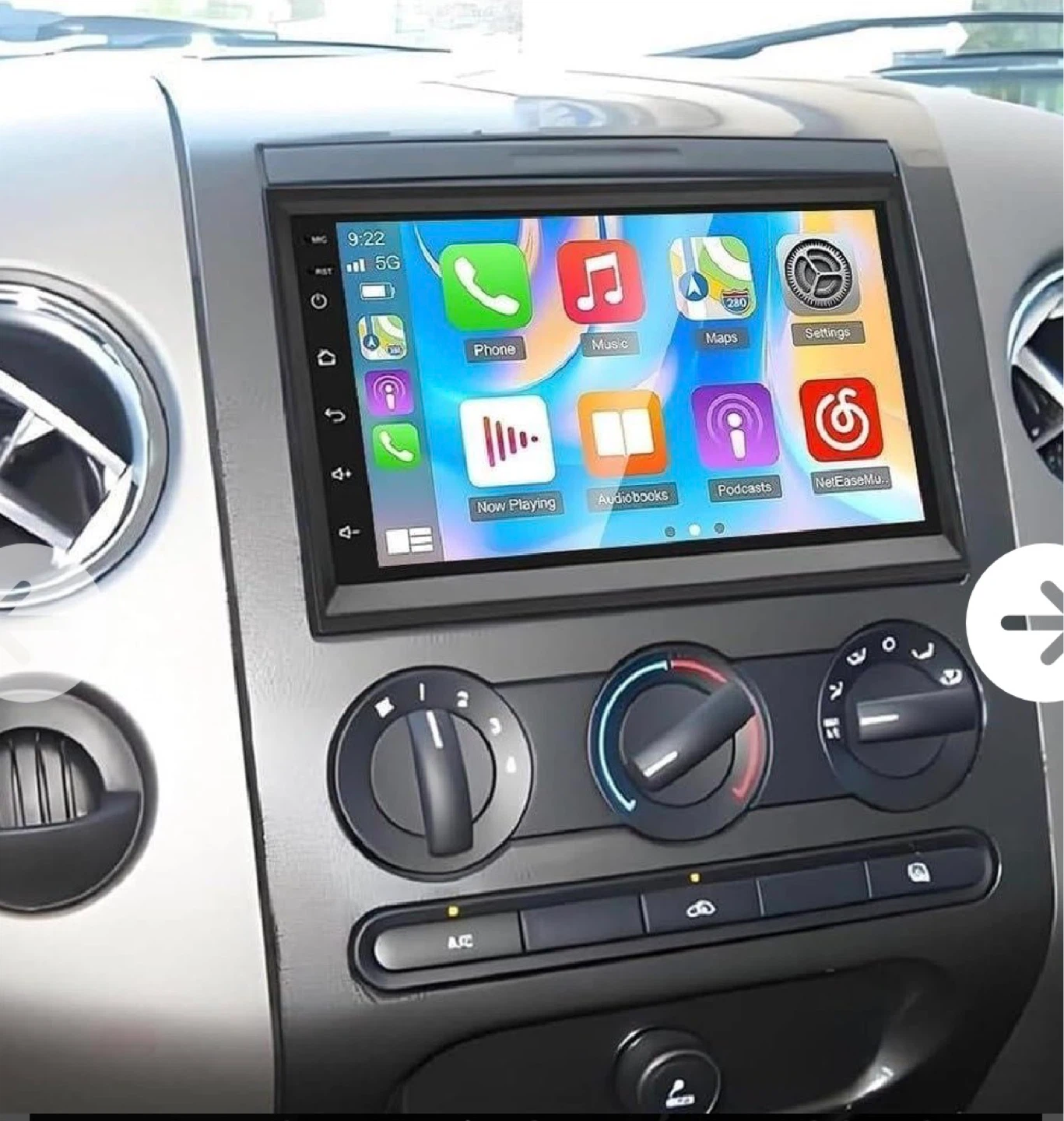 7-Inch Car Stereo with Apple CarPlay & Android Auto